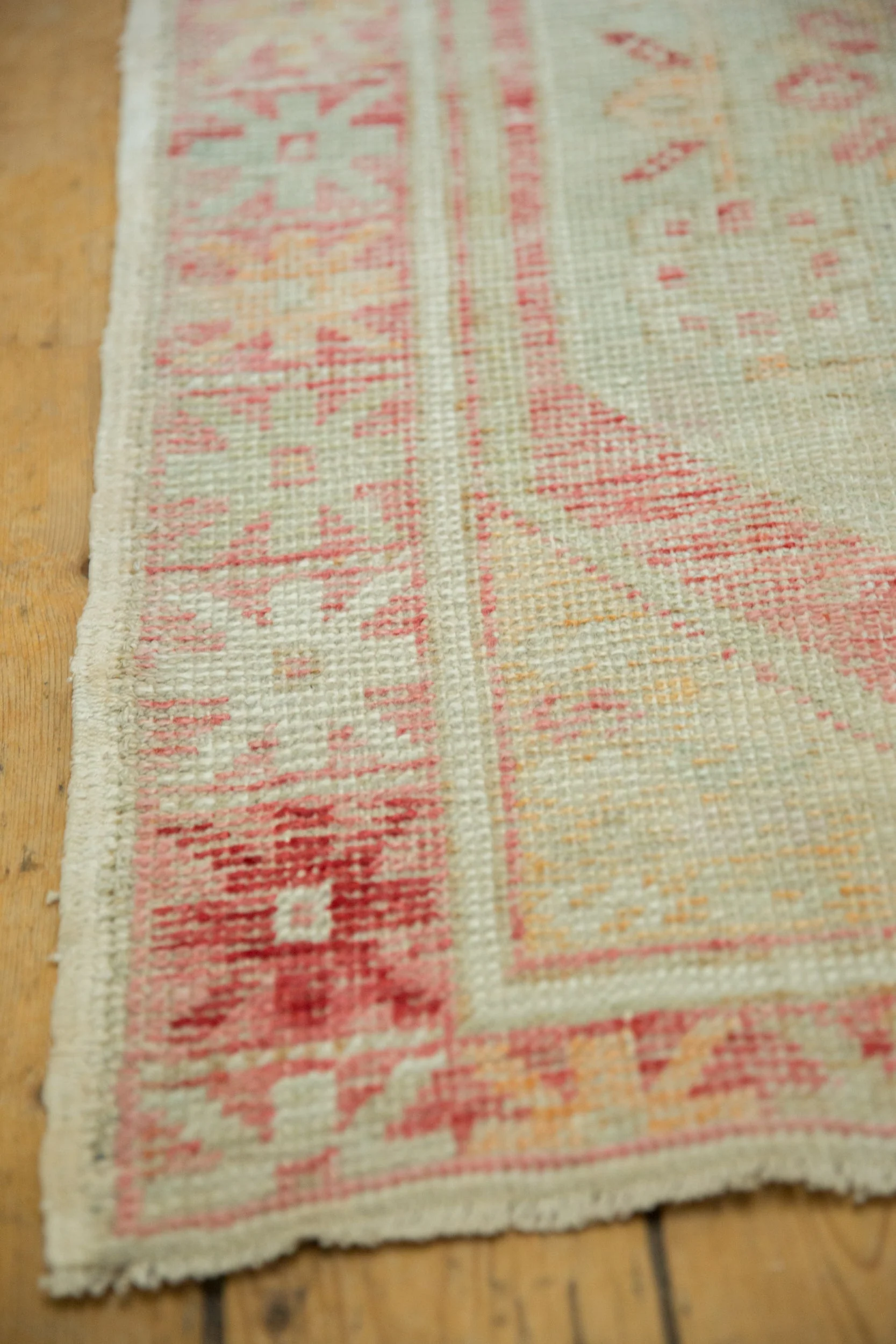 2.5x4 Vintage Distressed Oushak Rug - Image 5