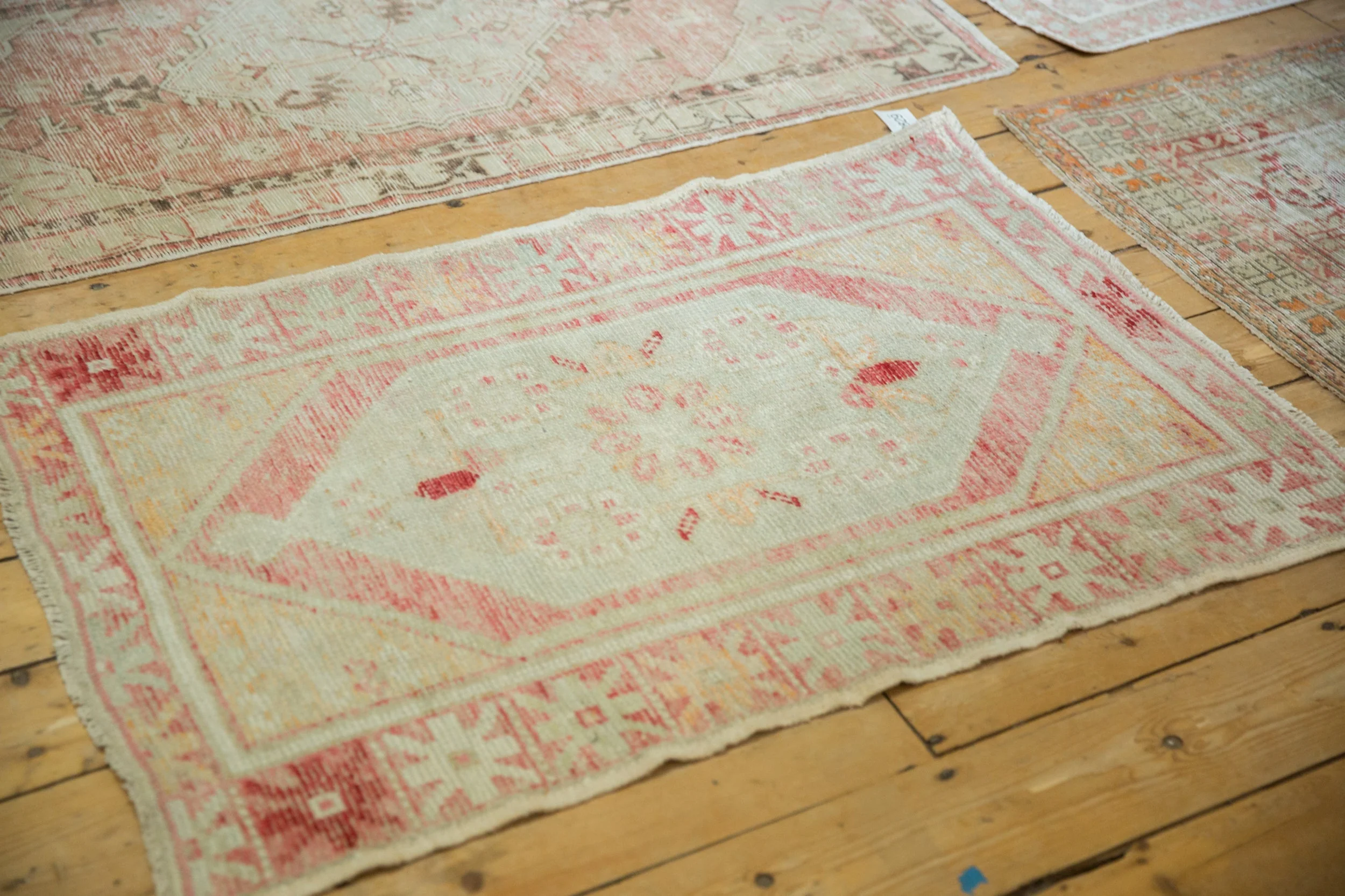 2.5x4 Vintage Distressed Oushak Rug - Image 6