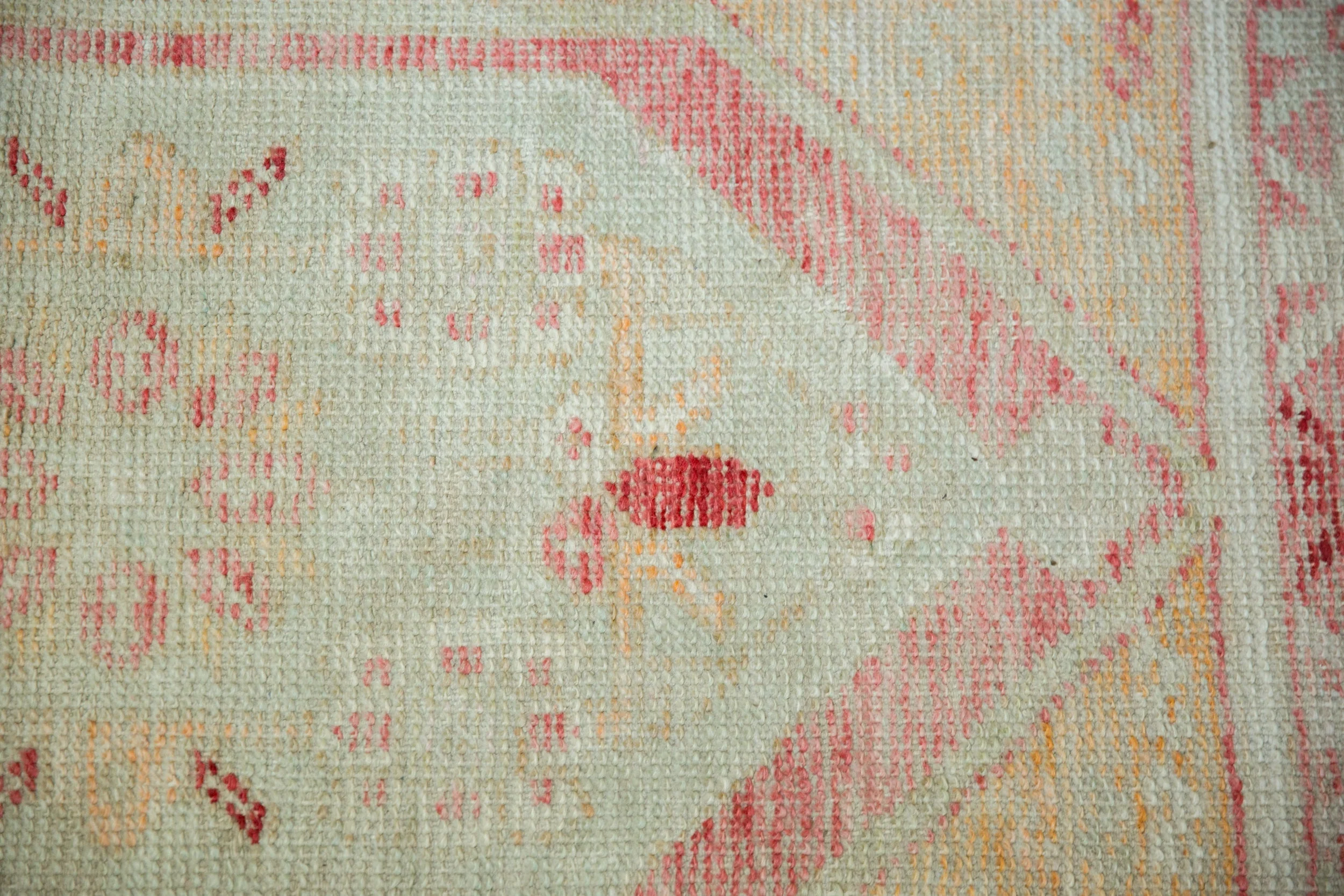 2.5x4 Vintage Distressed Oushak Rug - Image 9