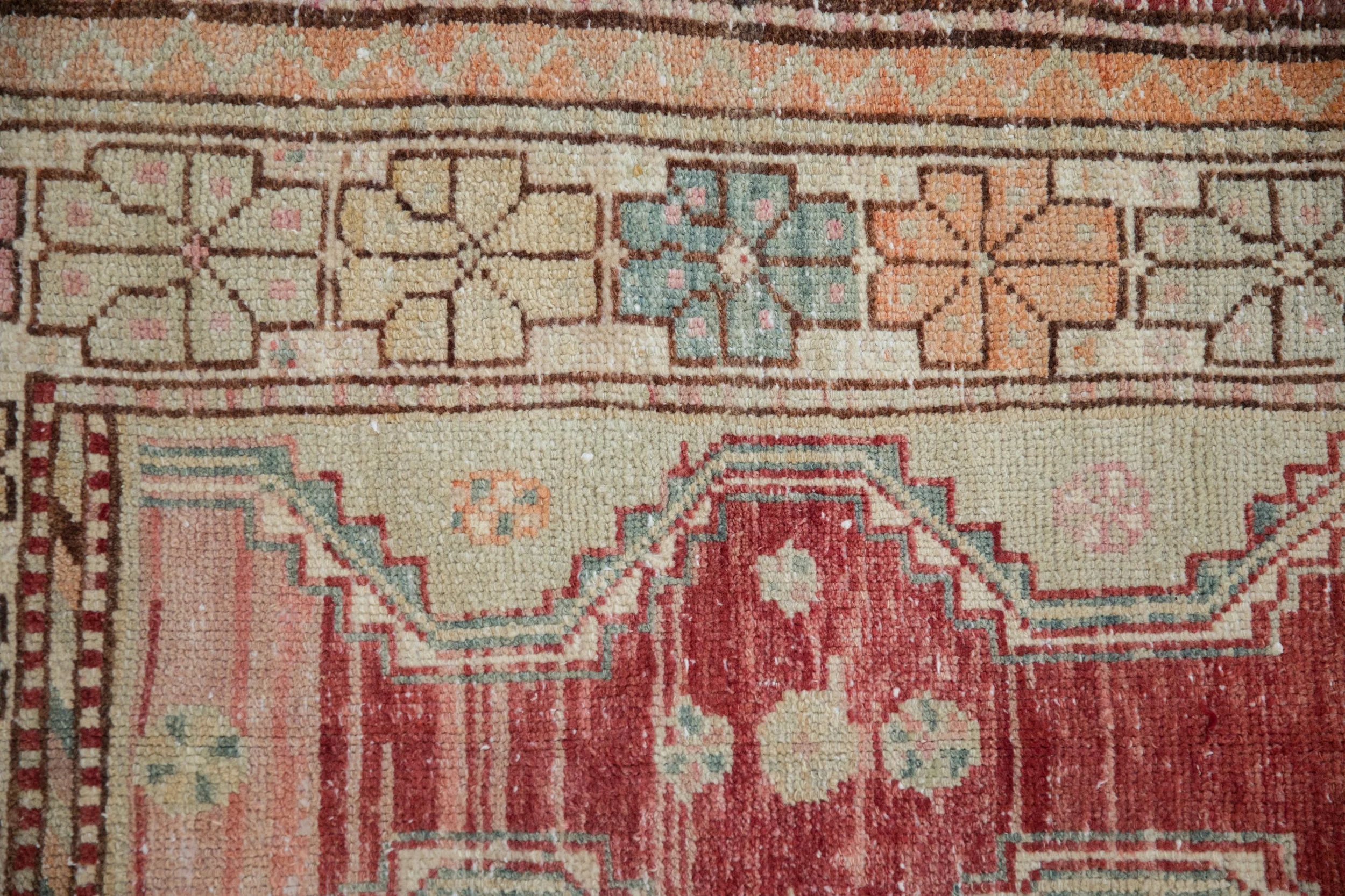 2.5x4 Vintage Distressed Oushak Rug - Image 3