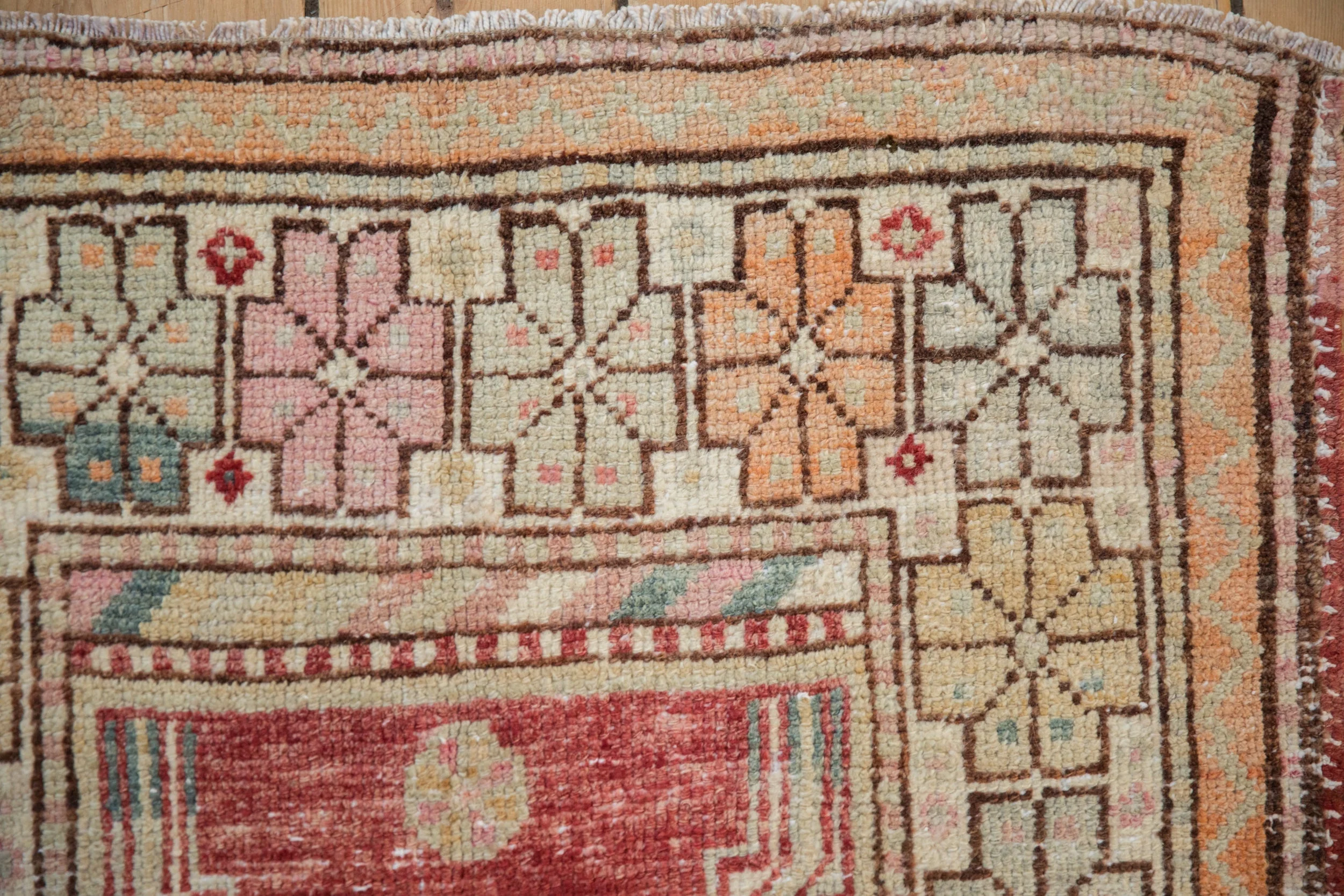 2.5x4 Vintage Distressed Oushak Rug - Image 4