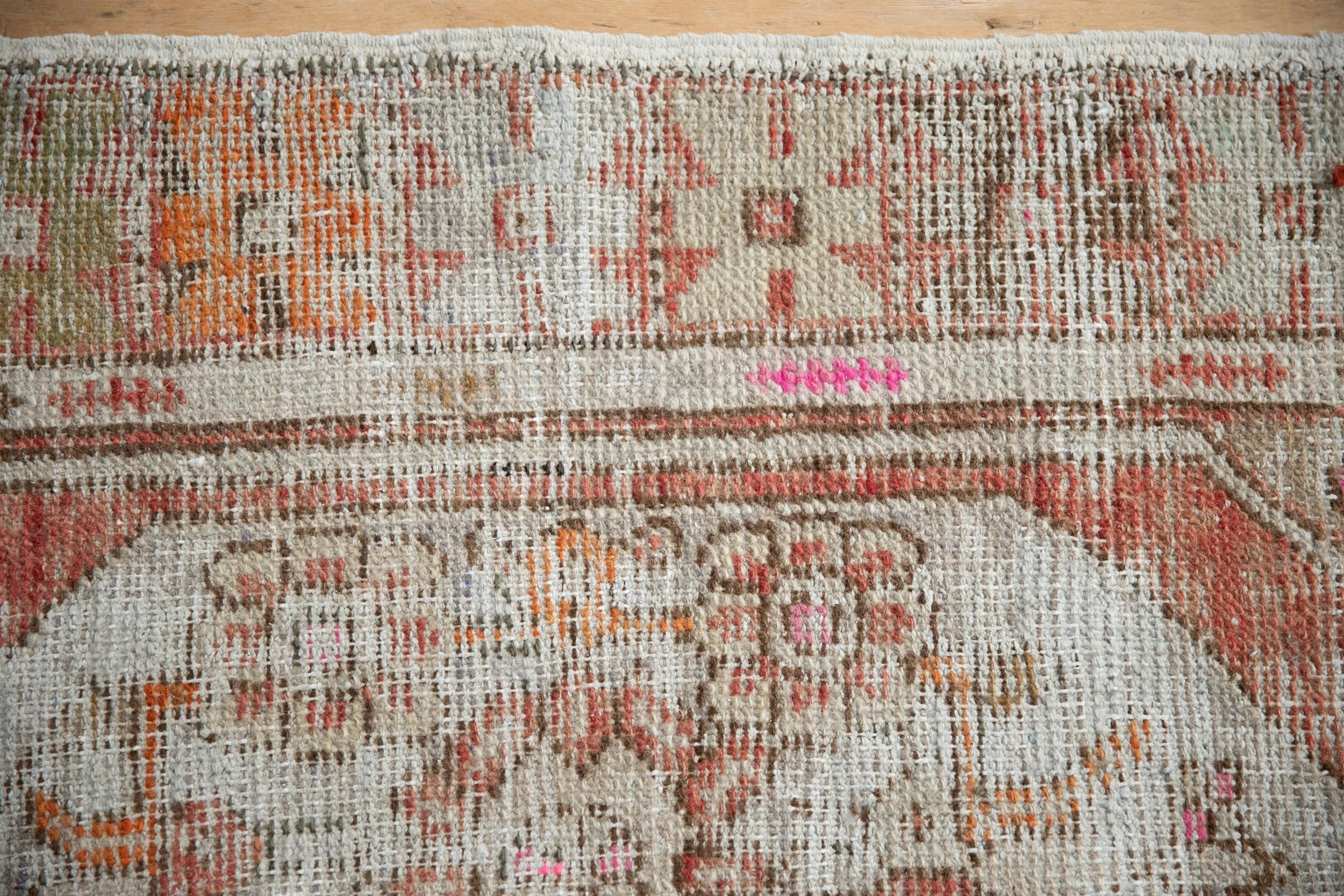 2.5x4 Vintage Distressed Oushak Rug - Image 3