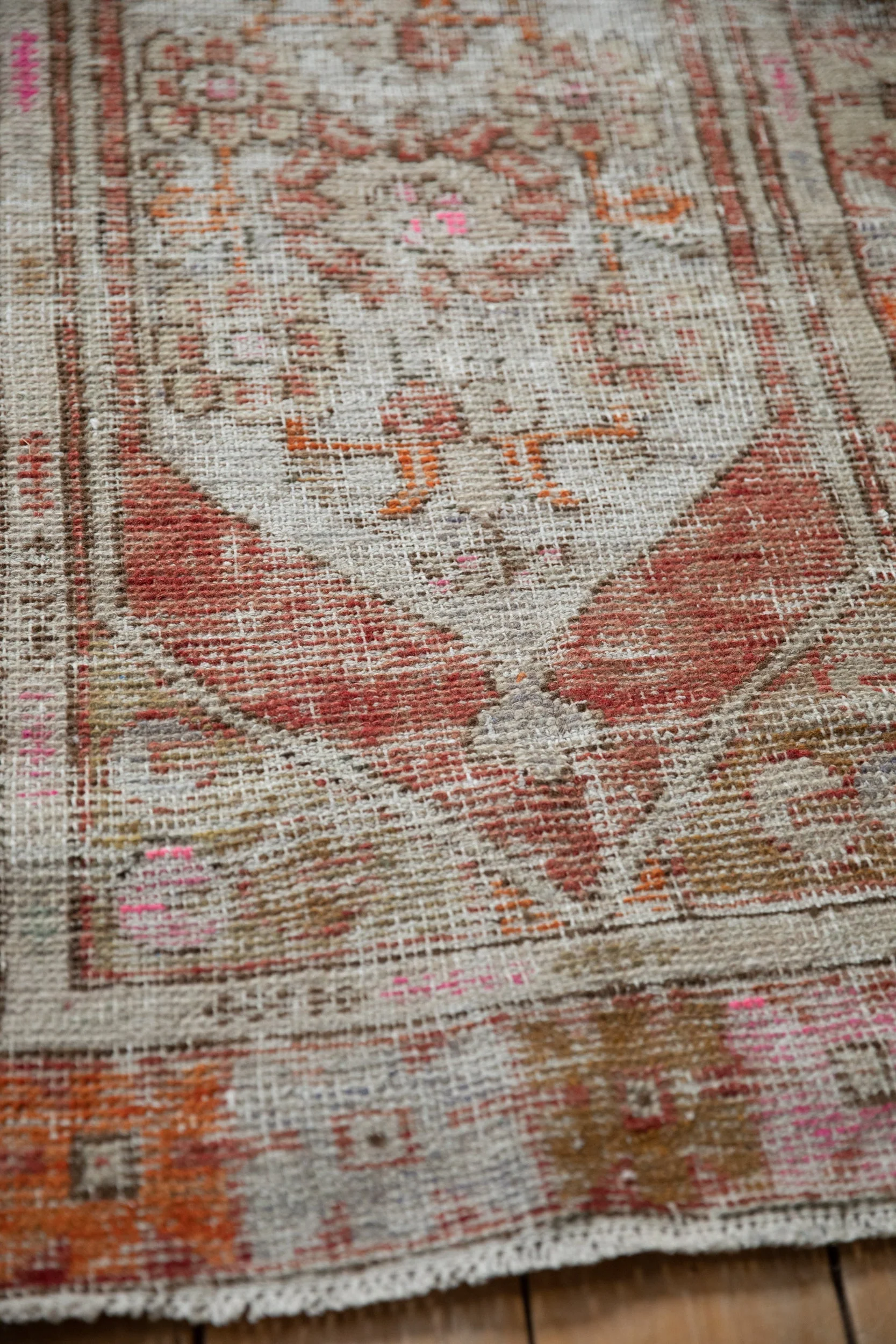 2.5x4 Vintage Distressed Oushak Rug - Image 6
