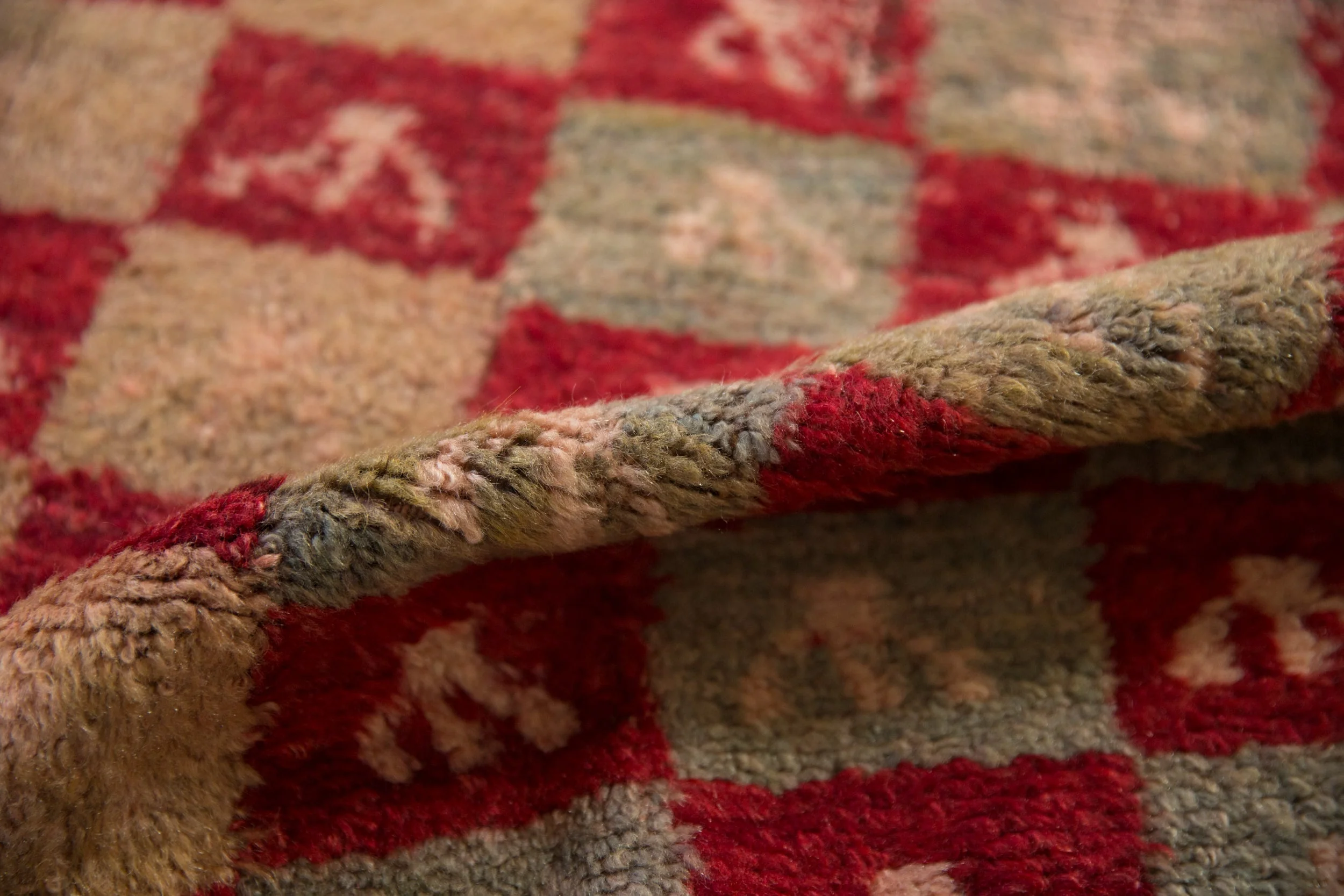 2.5x4 Vintage Distressed Tulu Rug - Image 8