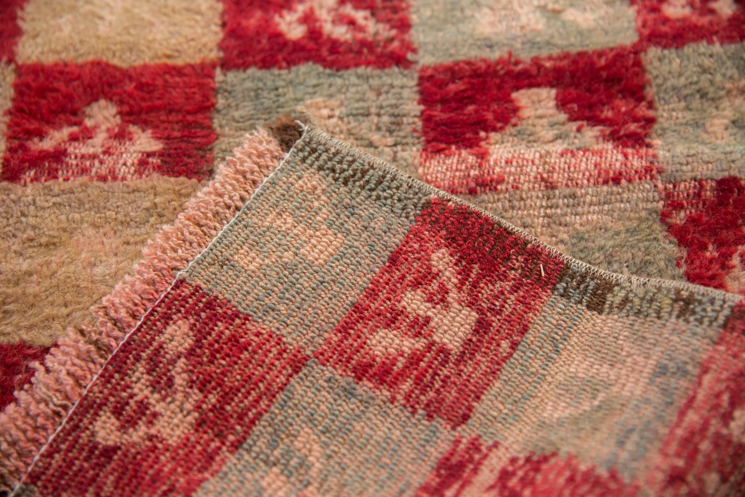 2.5x4 Vintage Distressed Tulu Rug - Image 9