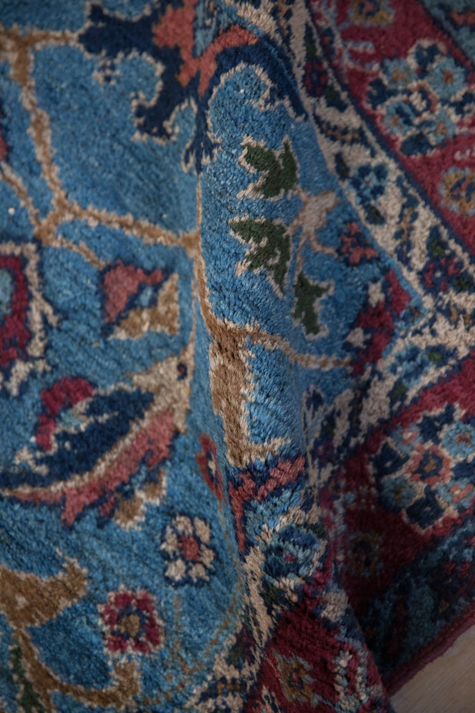 2.5x4 Vintage Fine Bibikabad Rug - Image 9