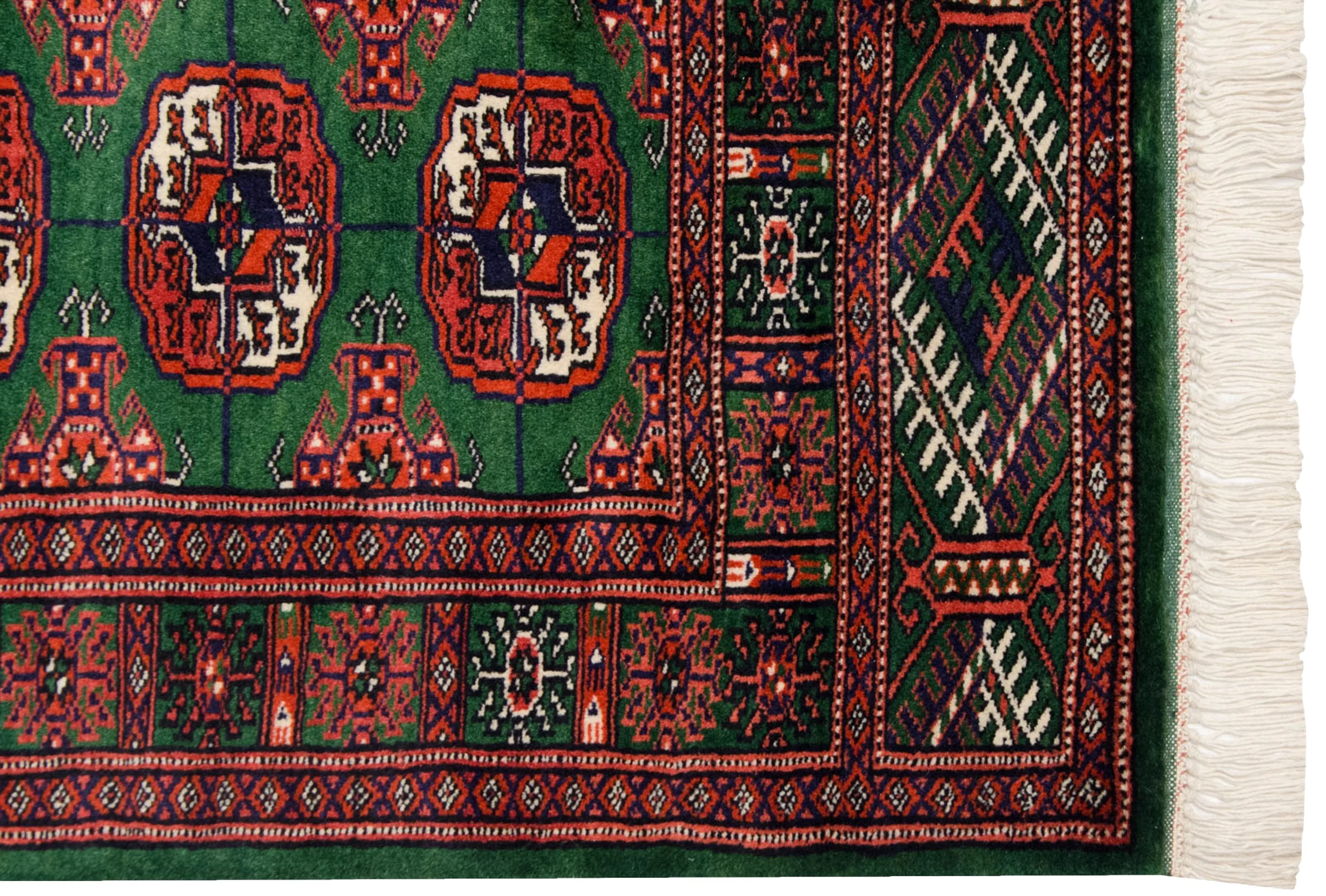 2.5x4 Vintage Fine Bokhara Rug - Image 3