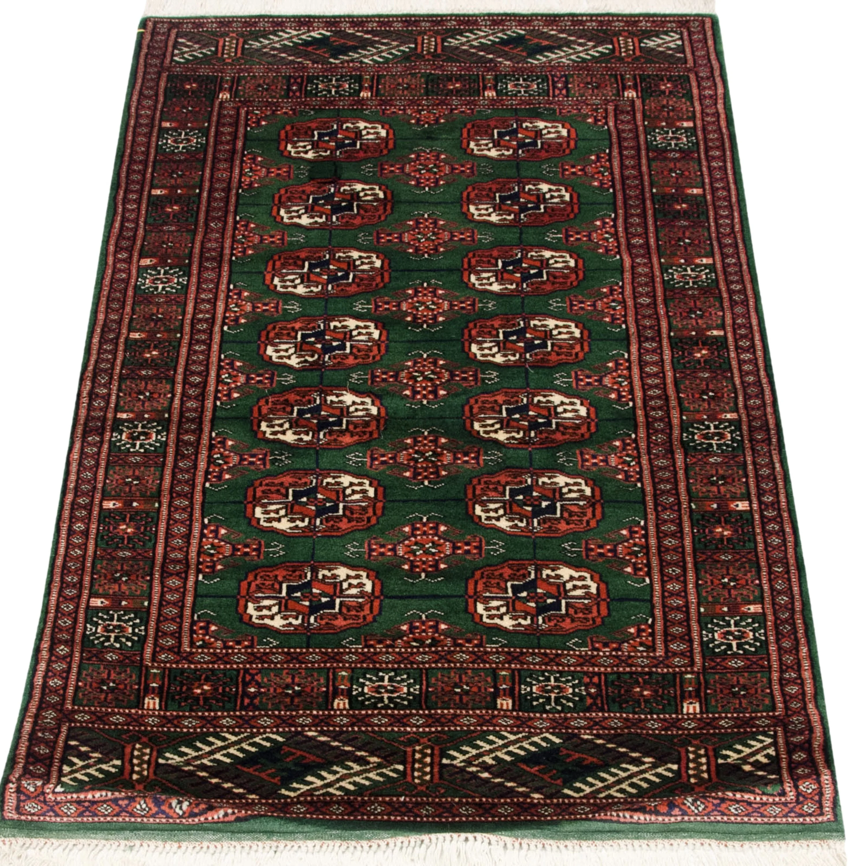 2.5x4 Vintage Fine Bokhara Rug - Image 4