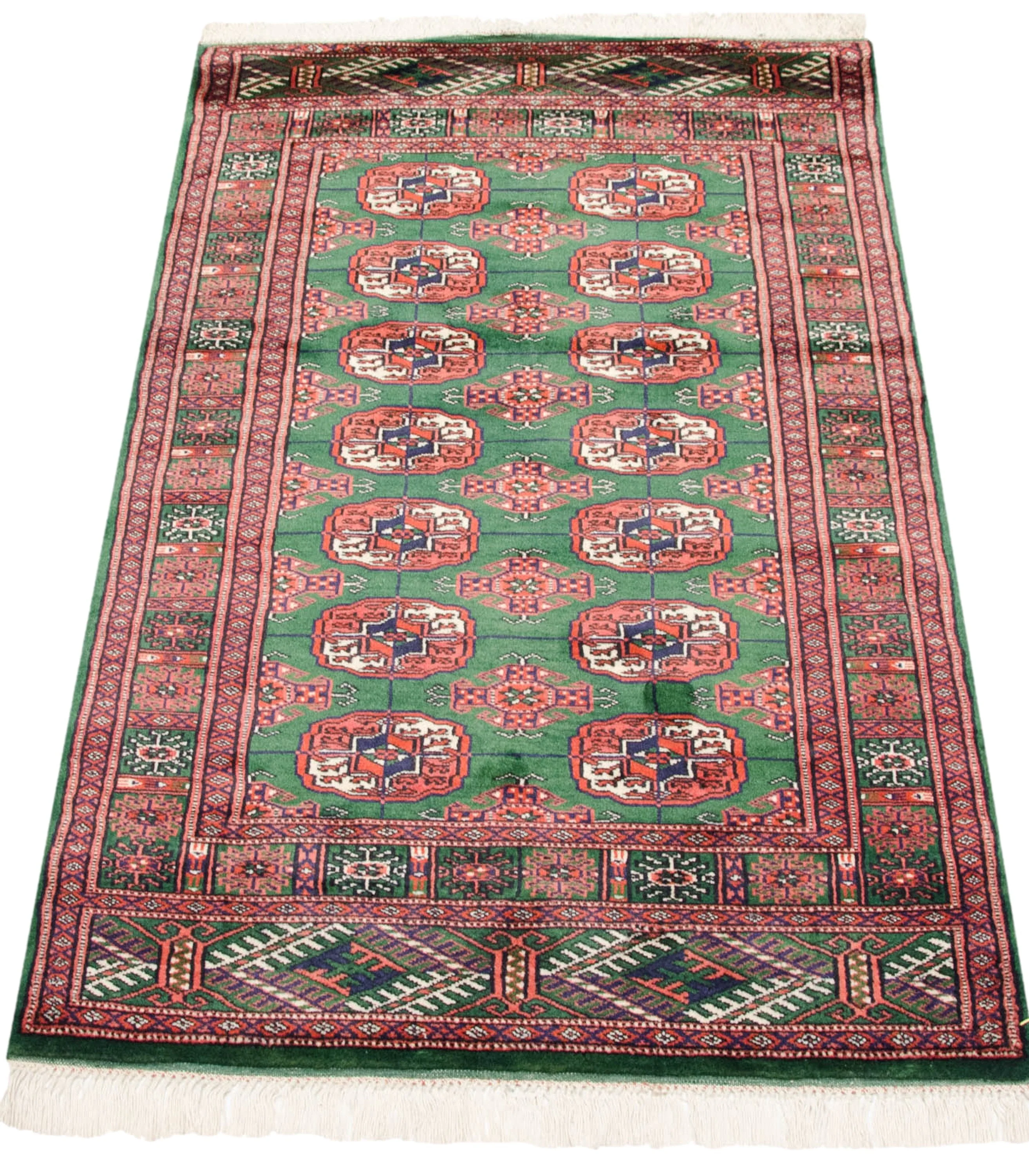 2.5x4 Vintage Fine Bokhara Rug - Image 5