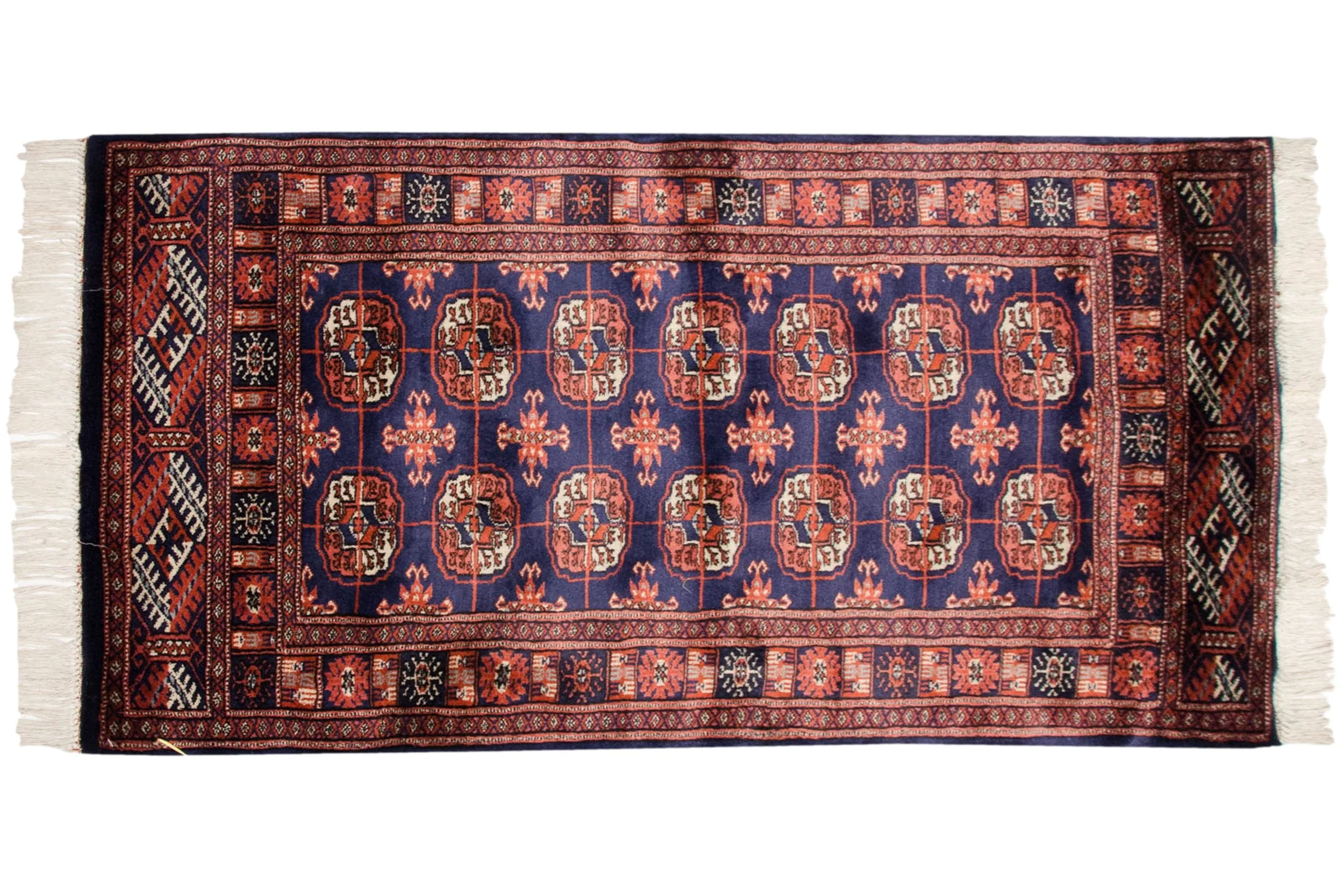 2.5x4 Vintage Fine Bokhara Rug - Image 2