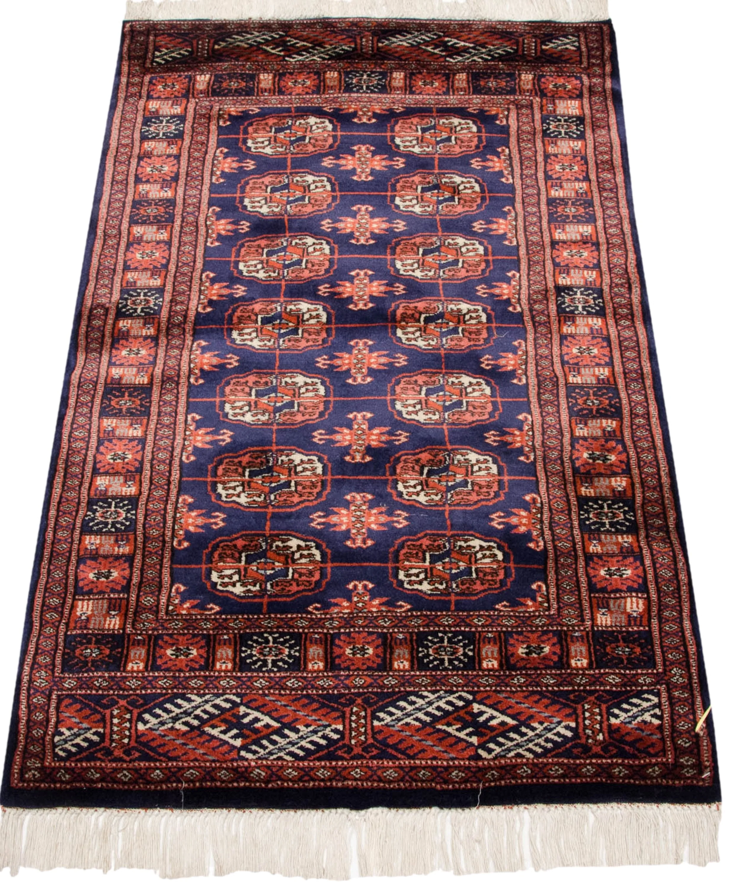 2.5x4 Vintage Fine Bokhara Rug - Image 5