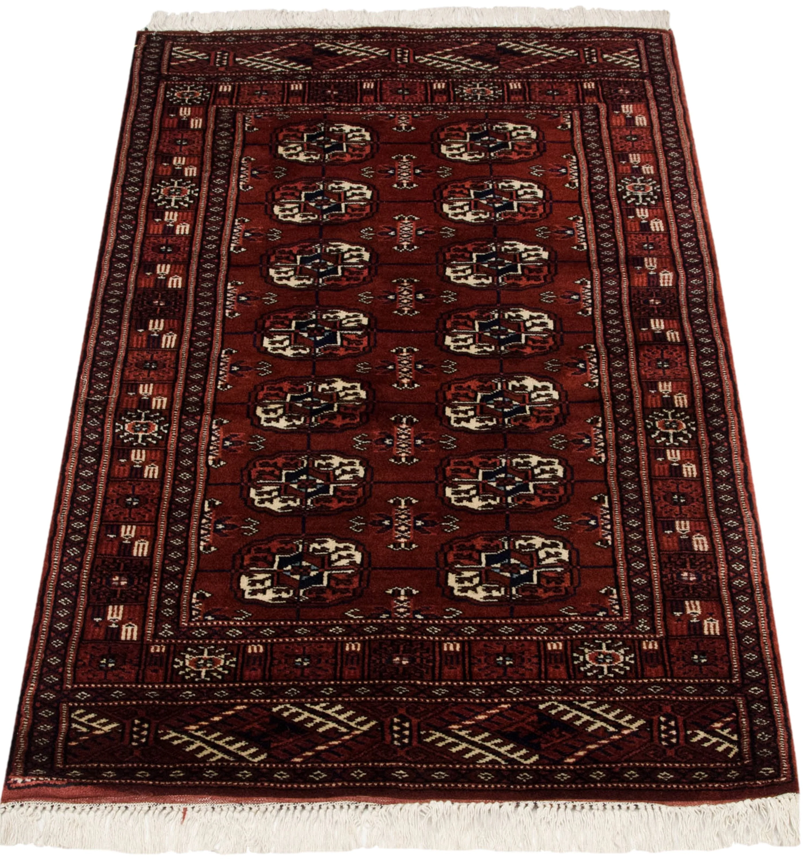 2.5x4 Vintage Fine Bokhara Rug - Image 4