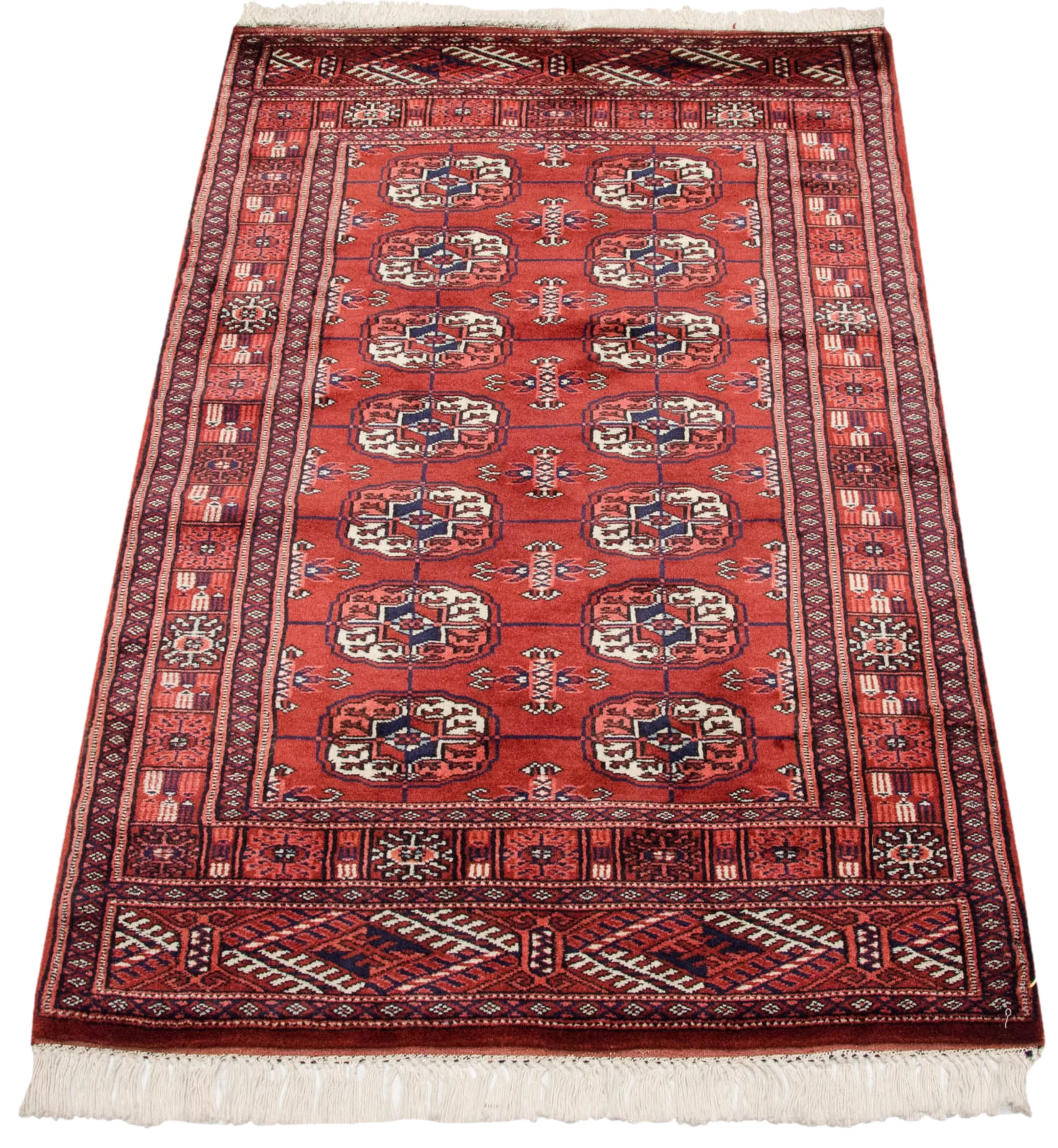 2.5x4 Vintage Fine Bokhara Rug - Image 5