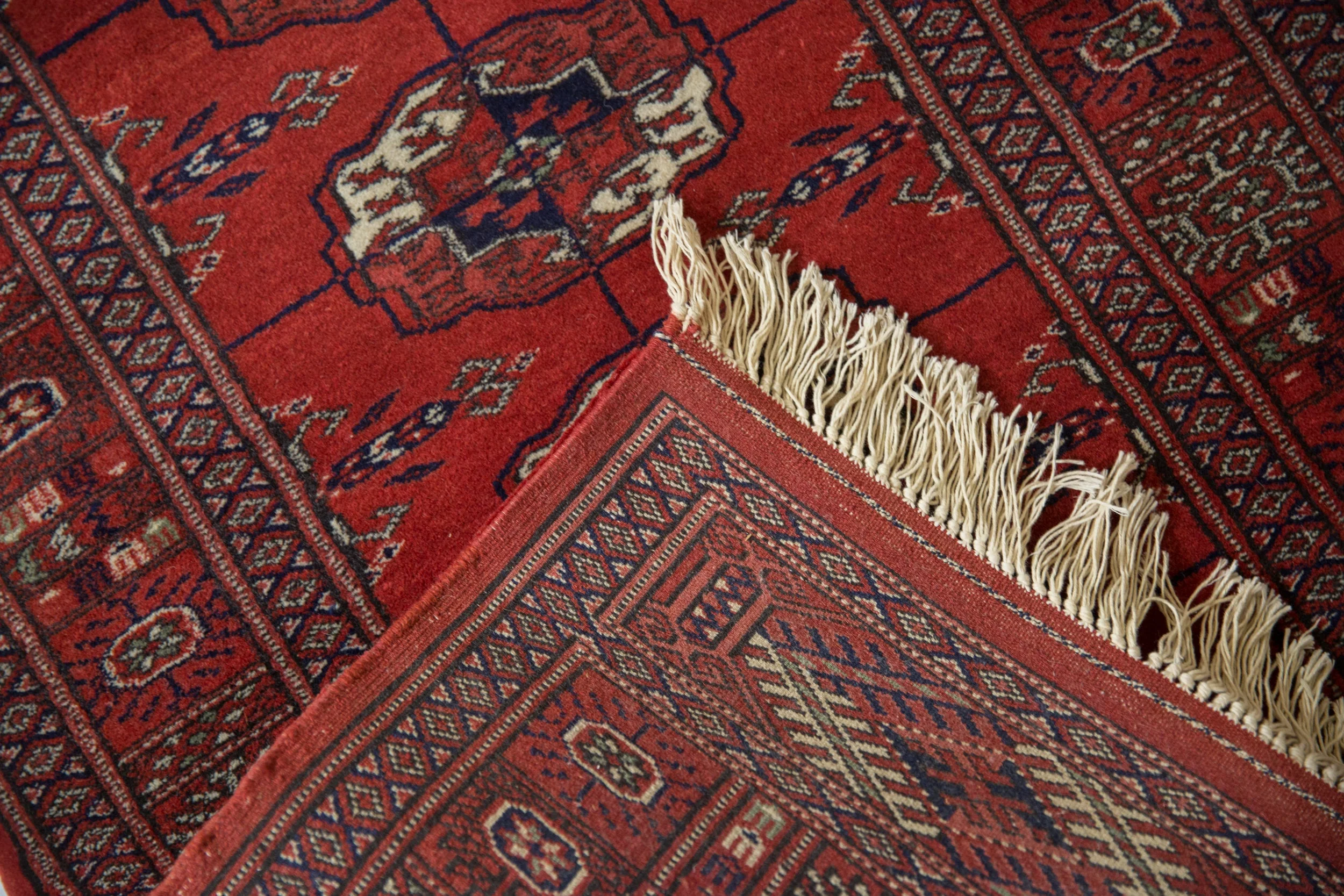 2.5x4 Vintage Fine Bokhara Rug Runner - Image 9