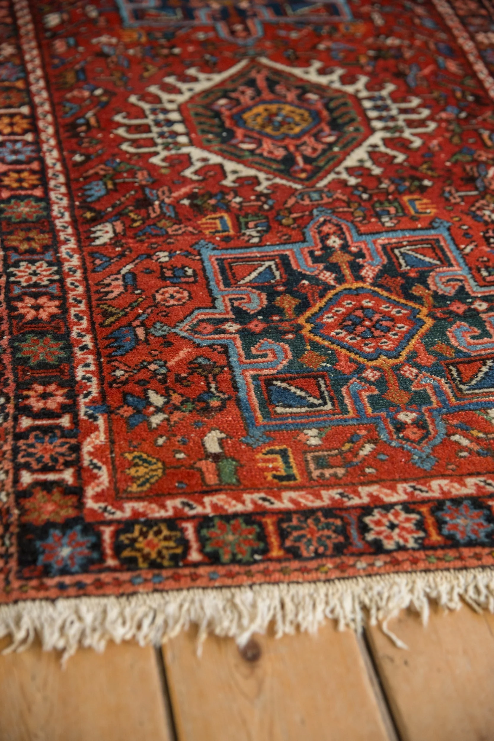 2.5x4 Vintage Fine Karaja Rug - Image 4