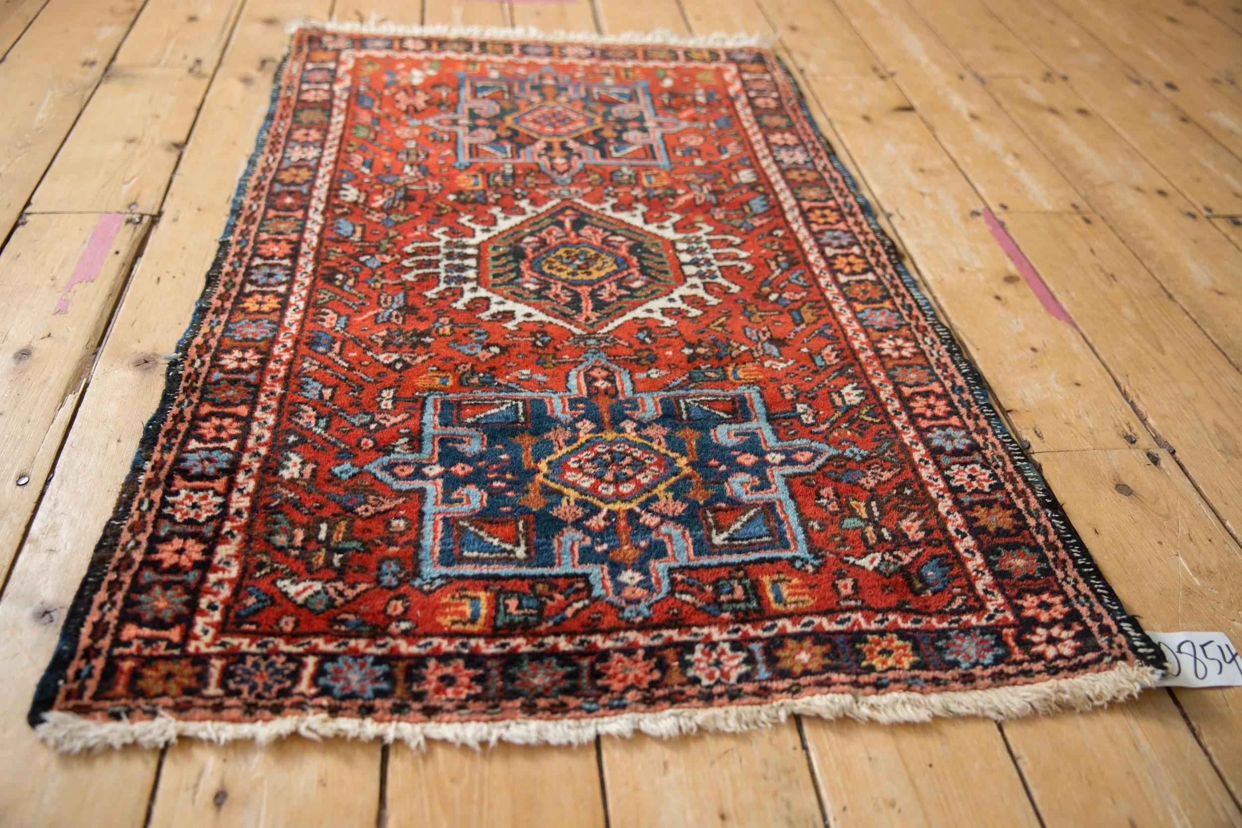 2.5x4 Vintage Fine Karaja Rug - Image 5