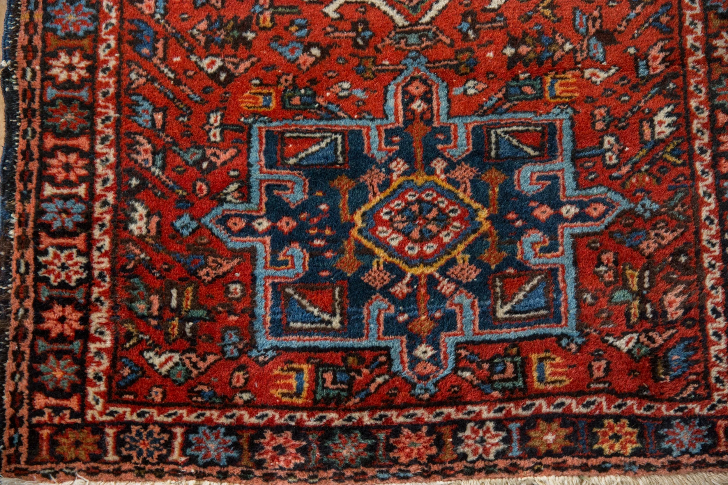 2.5x4 Vintage Fine Karaja Rug - Image 6