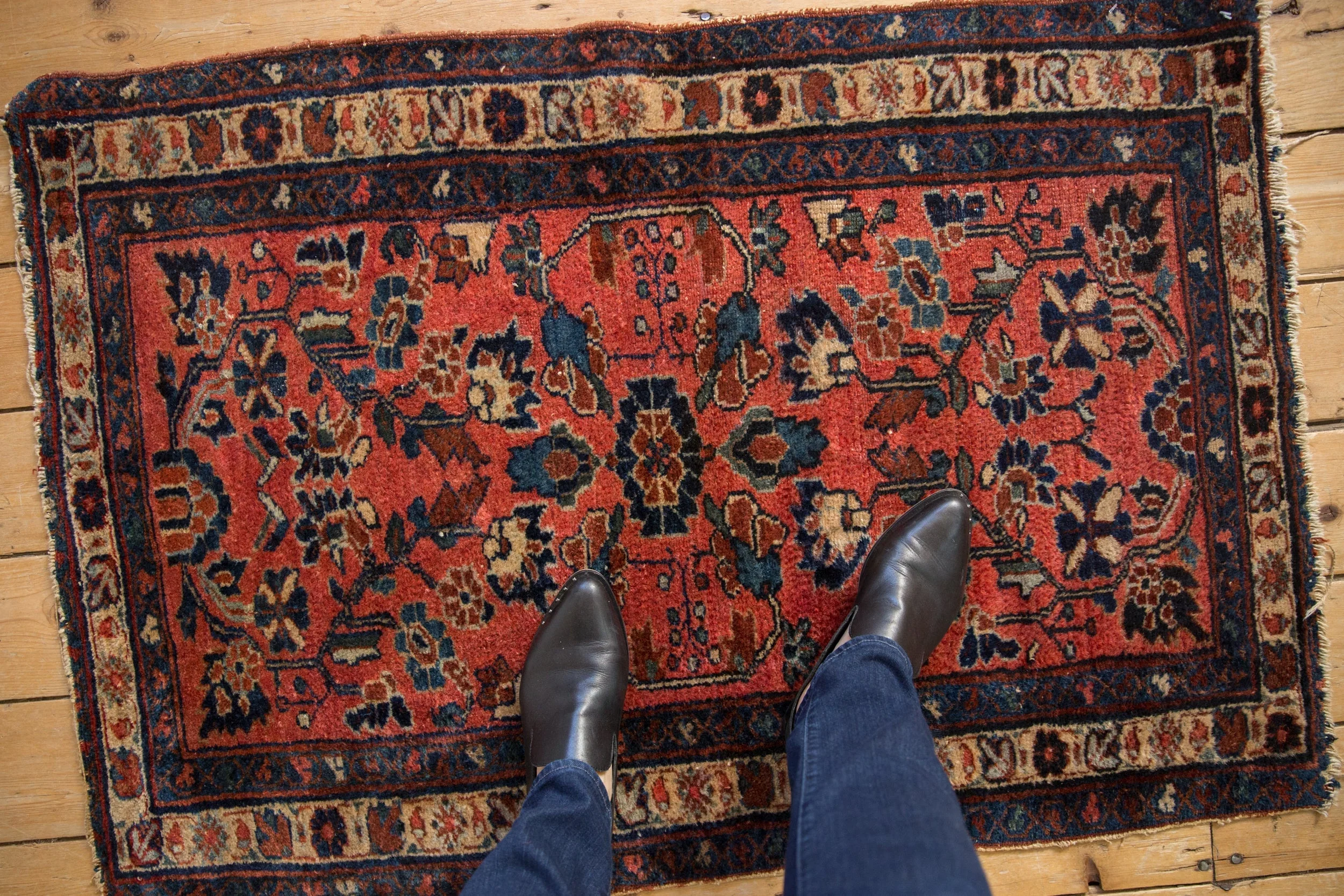 2.5x4 Vintage Fine Mehreban Rug - Image 2