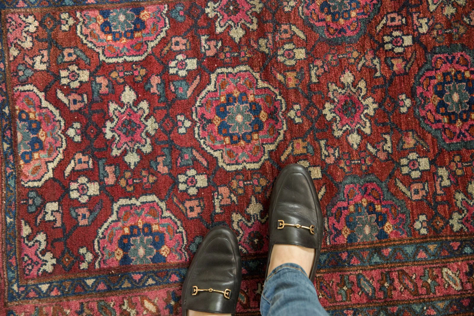 2.5x4 Vintage Lilihan Rug - Image 3
