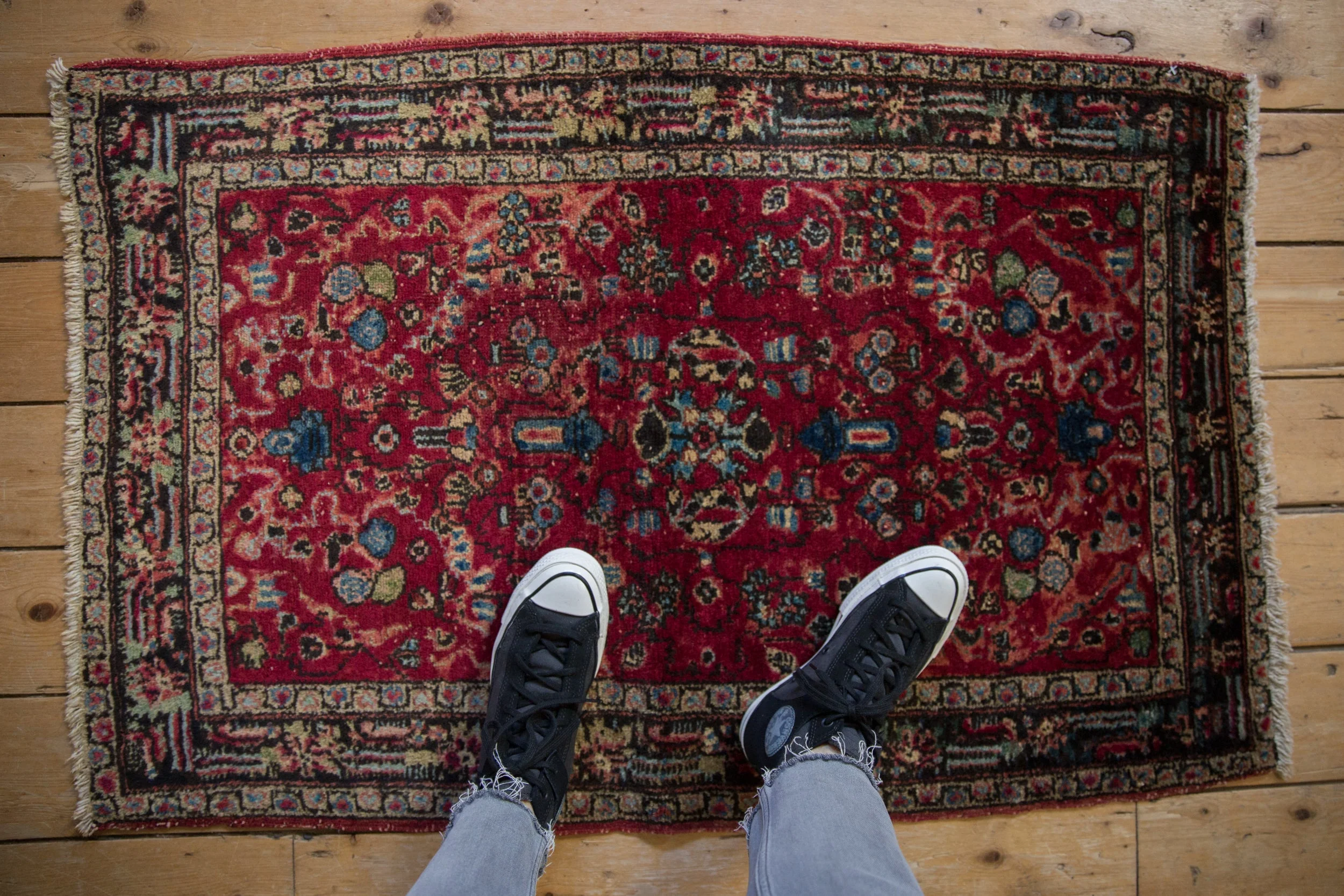 2.5x4 Vintage Lilihan Rug Mat - Image 2