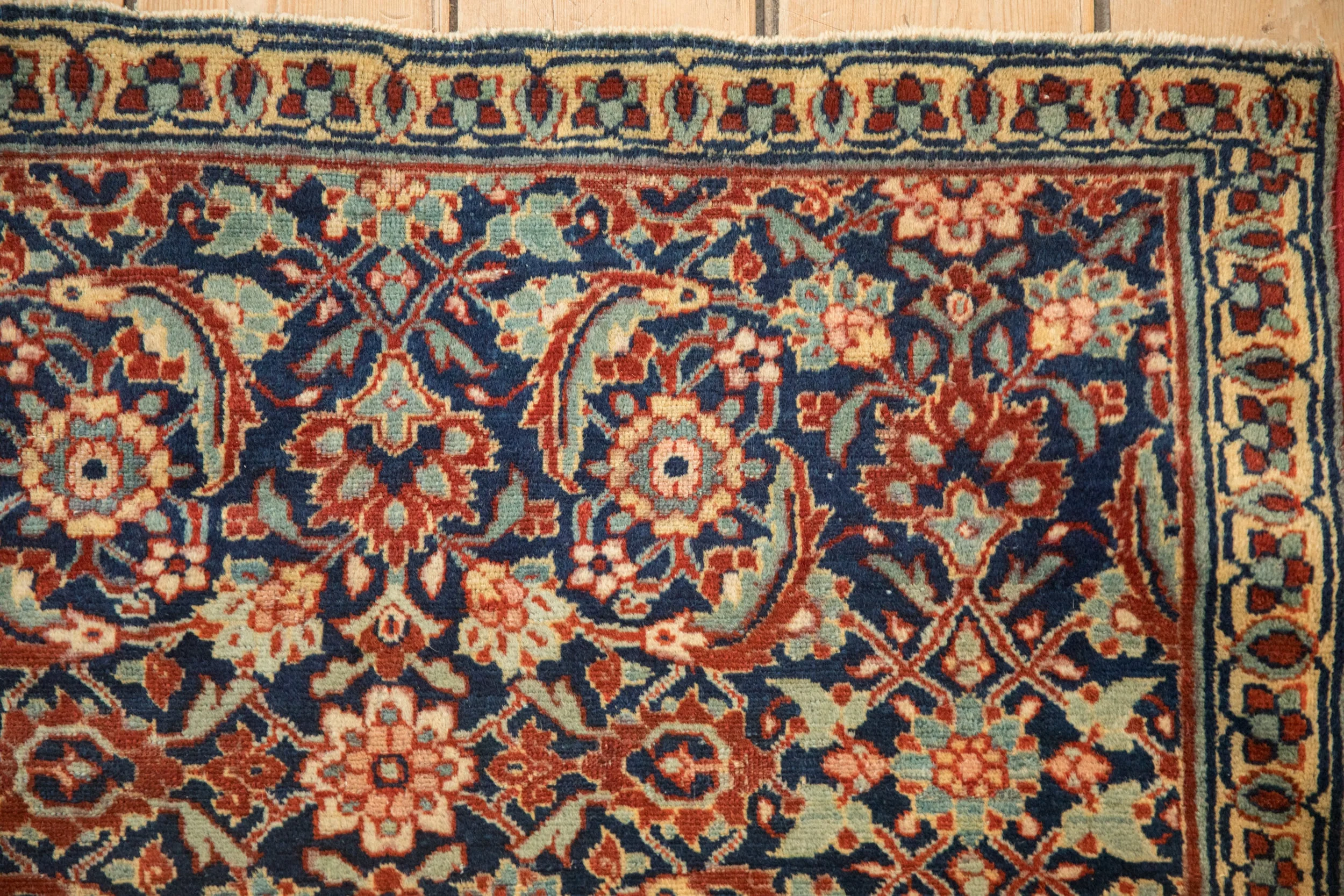 2.5x4 Vintage Tabriz Sennehbaft Rug - Image 4