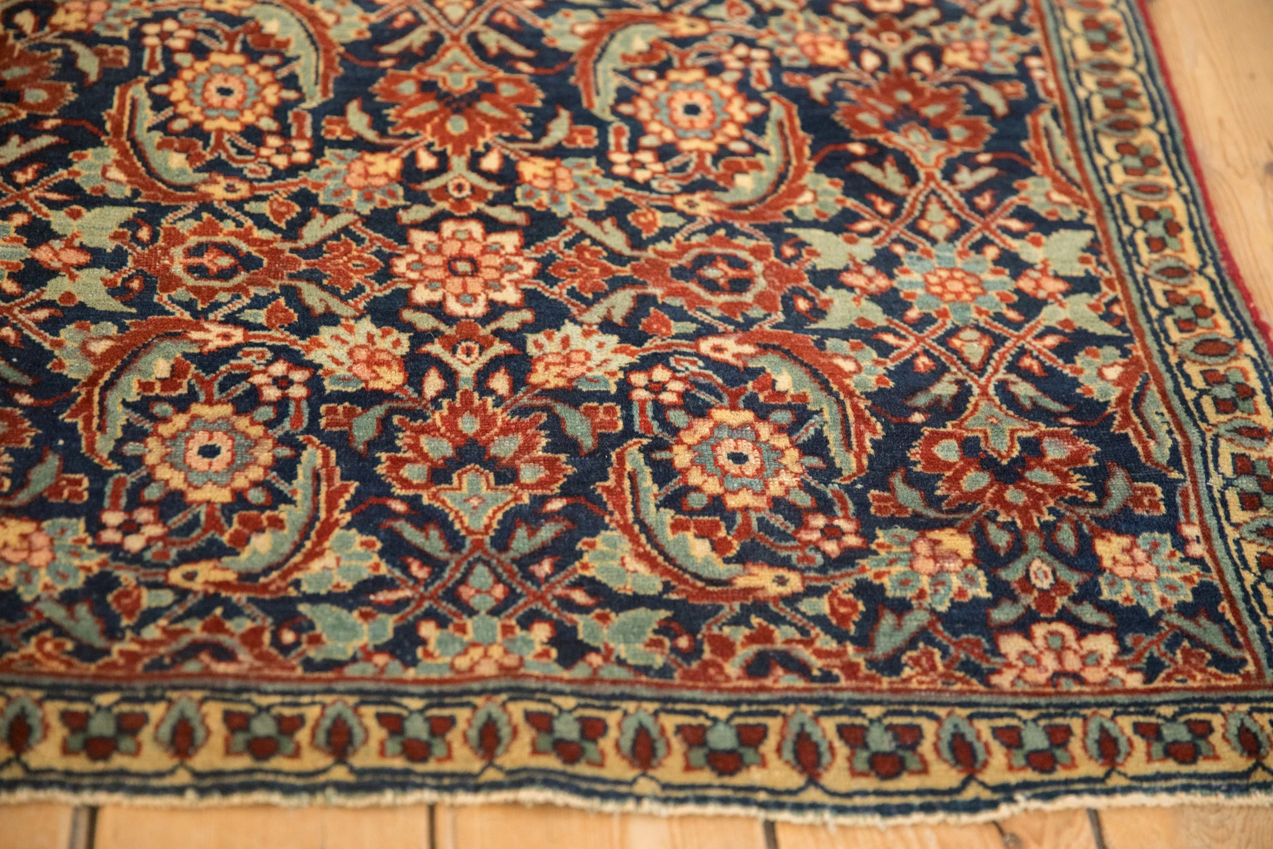 2.5x4 Vintage Tabriz Sennehbaft Rug - Image 6