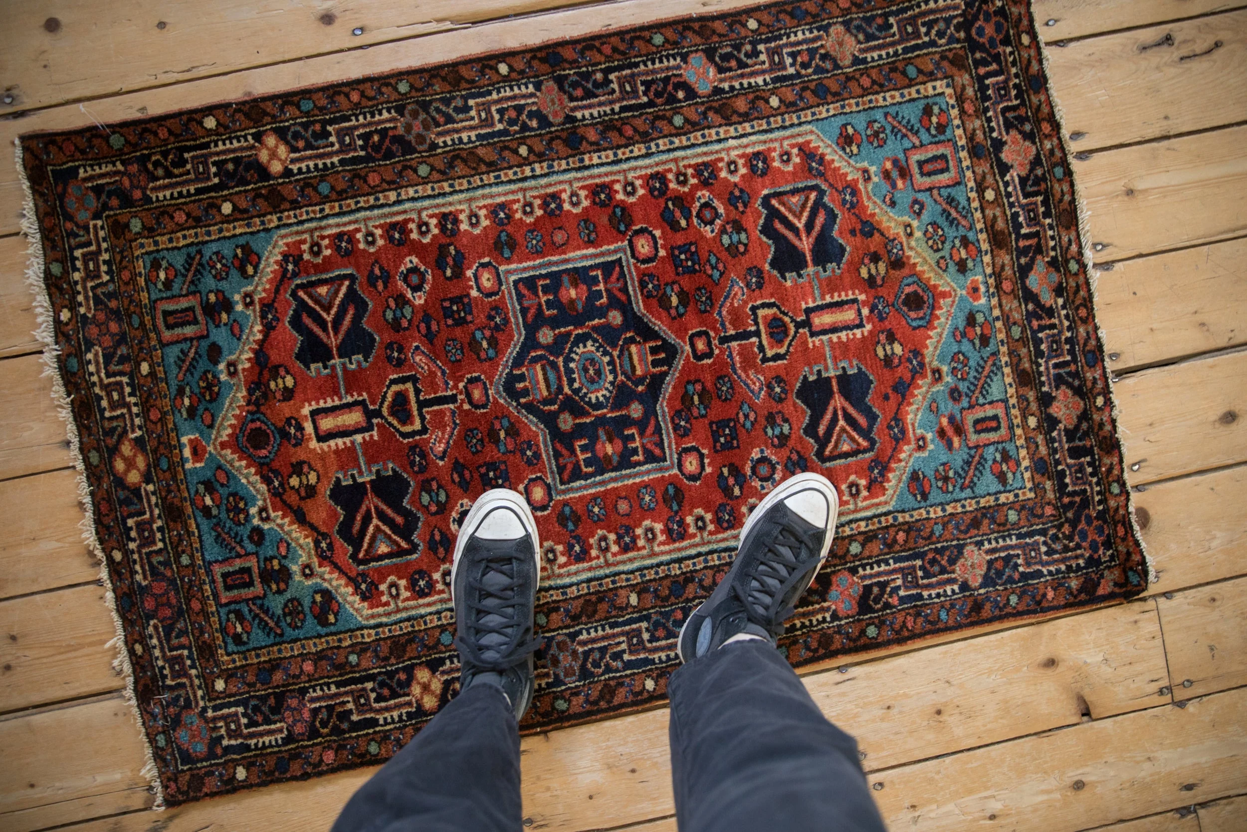 2.5x4 Vintage Tajabad Rug - Image 2