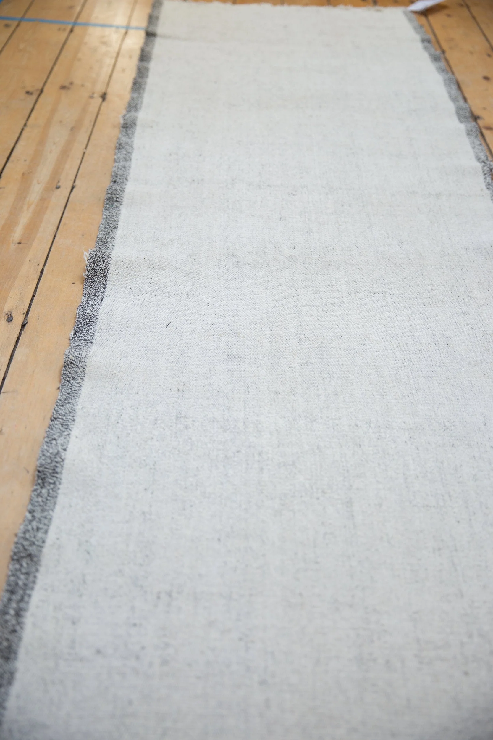 2.5x47.5 Vintage Turkish Flatweave Design Rug Runner - Image 4