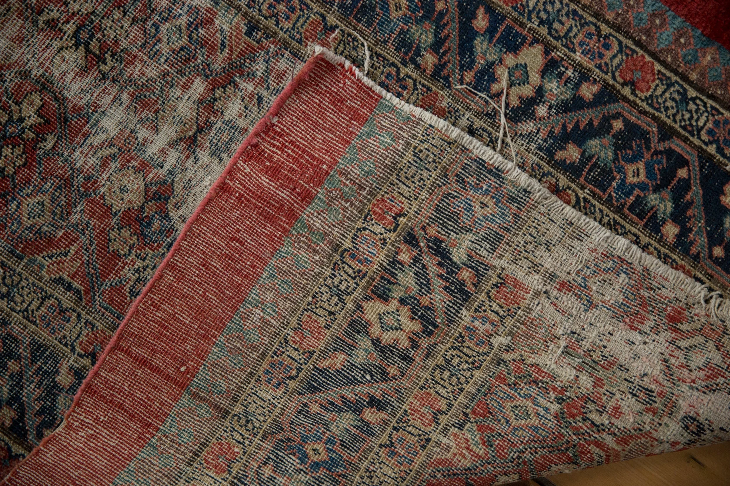 2.5x5.5 Antique Fine Fragment Serab Rug Runner - Image 10