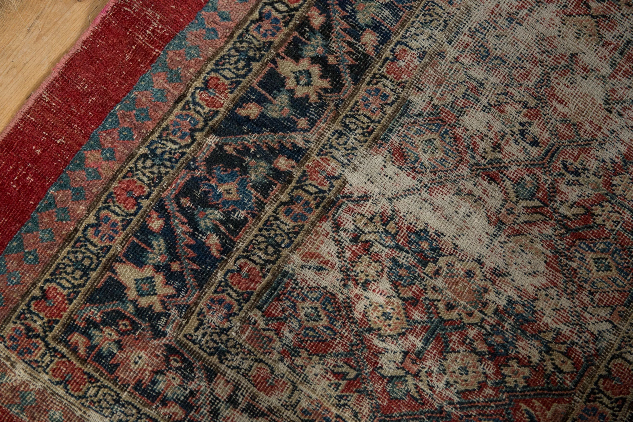 2.5x5.5 Antique Fine Fragment Serab Rug Runner - Image 8