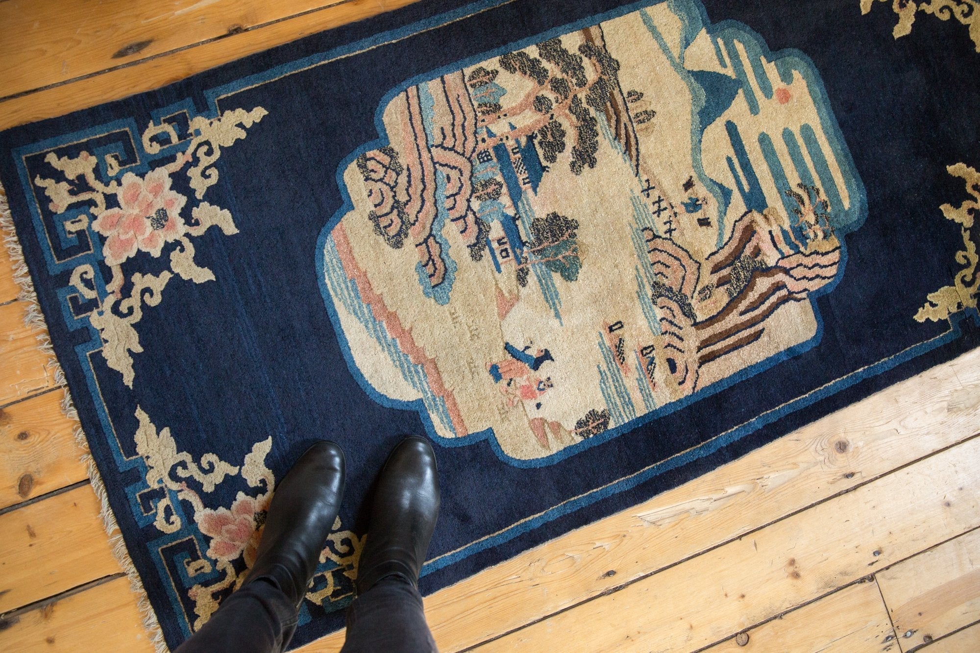2.5x5.5 Antique Peking Rug Runner - Image 2