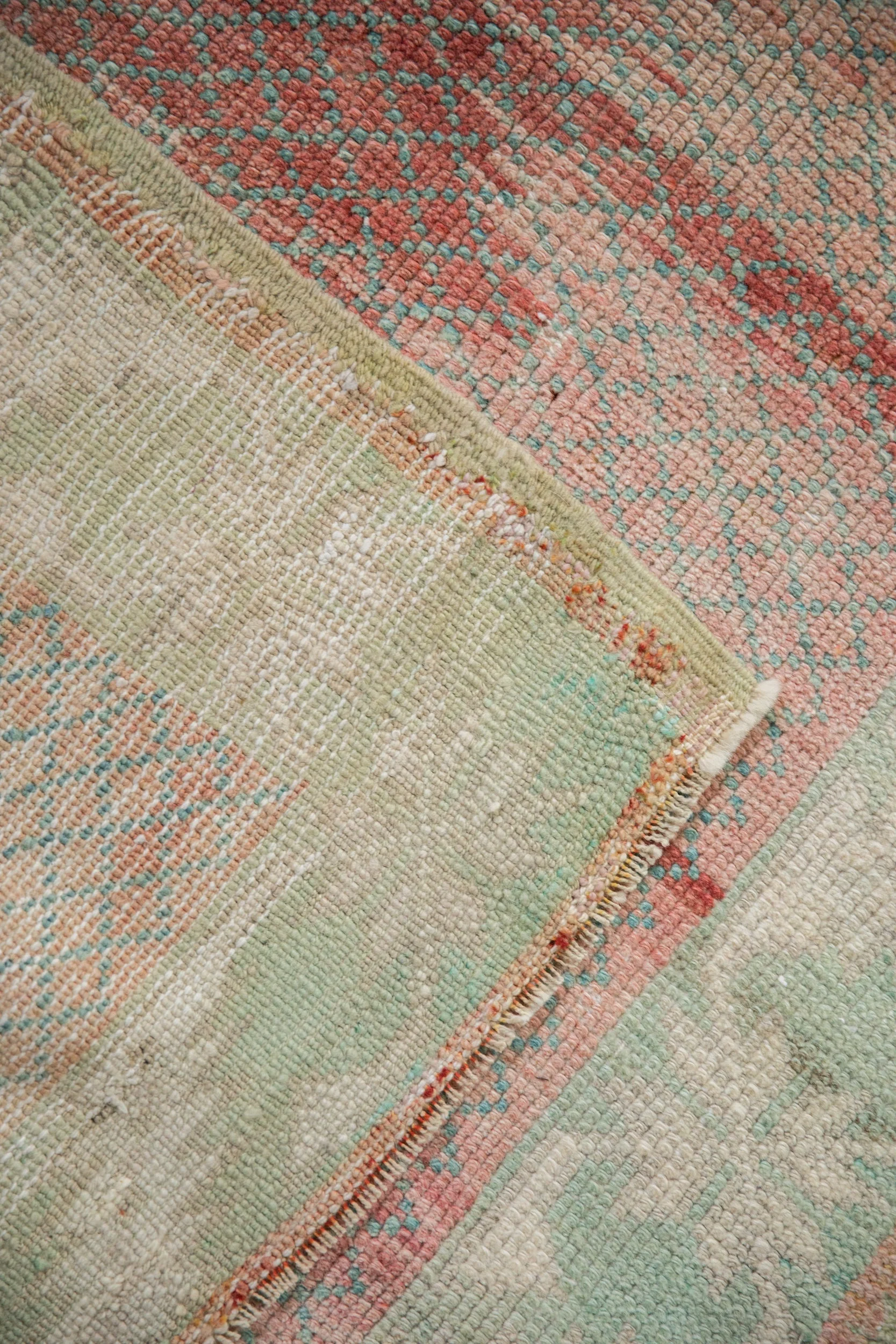 2.5x5.5 Vintage Distressed Anatolian Rug Runner - Image 9
