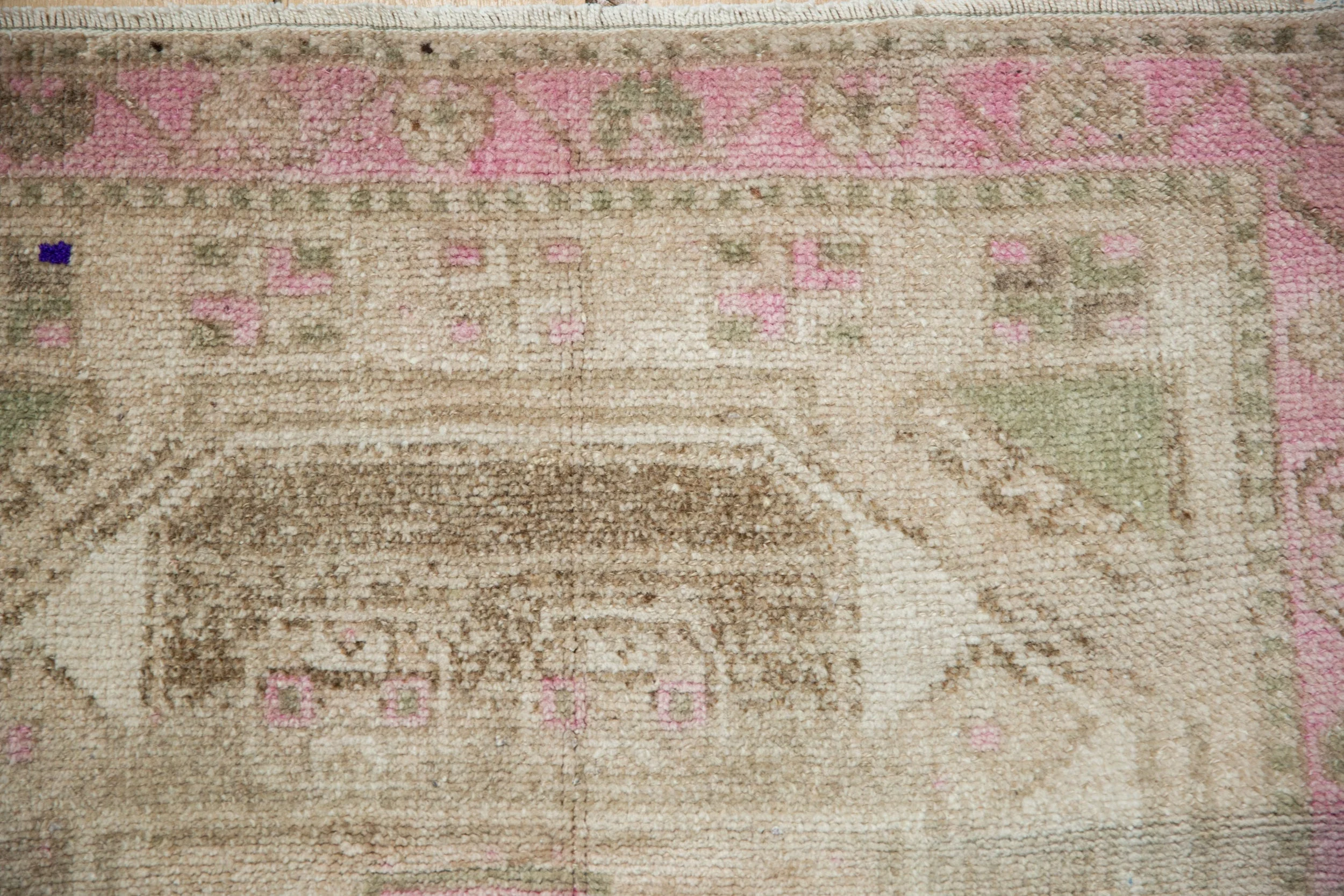 2.5x5.5 Vintage Distressed Kurd Rug Runner - Image 3