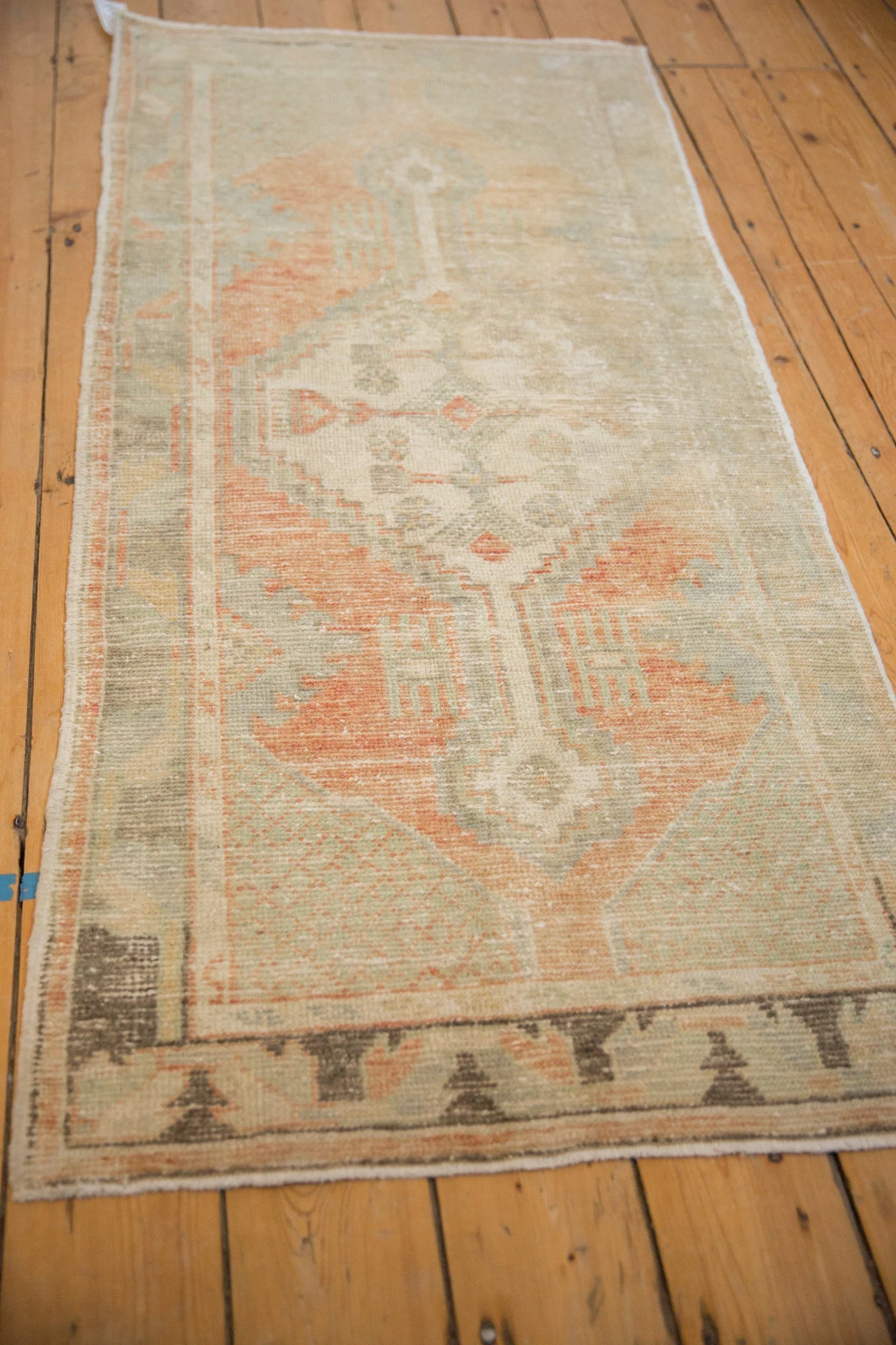 2.5x5.5 Vintage Distressed Oushak Rug Runner - Image 4