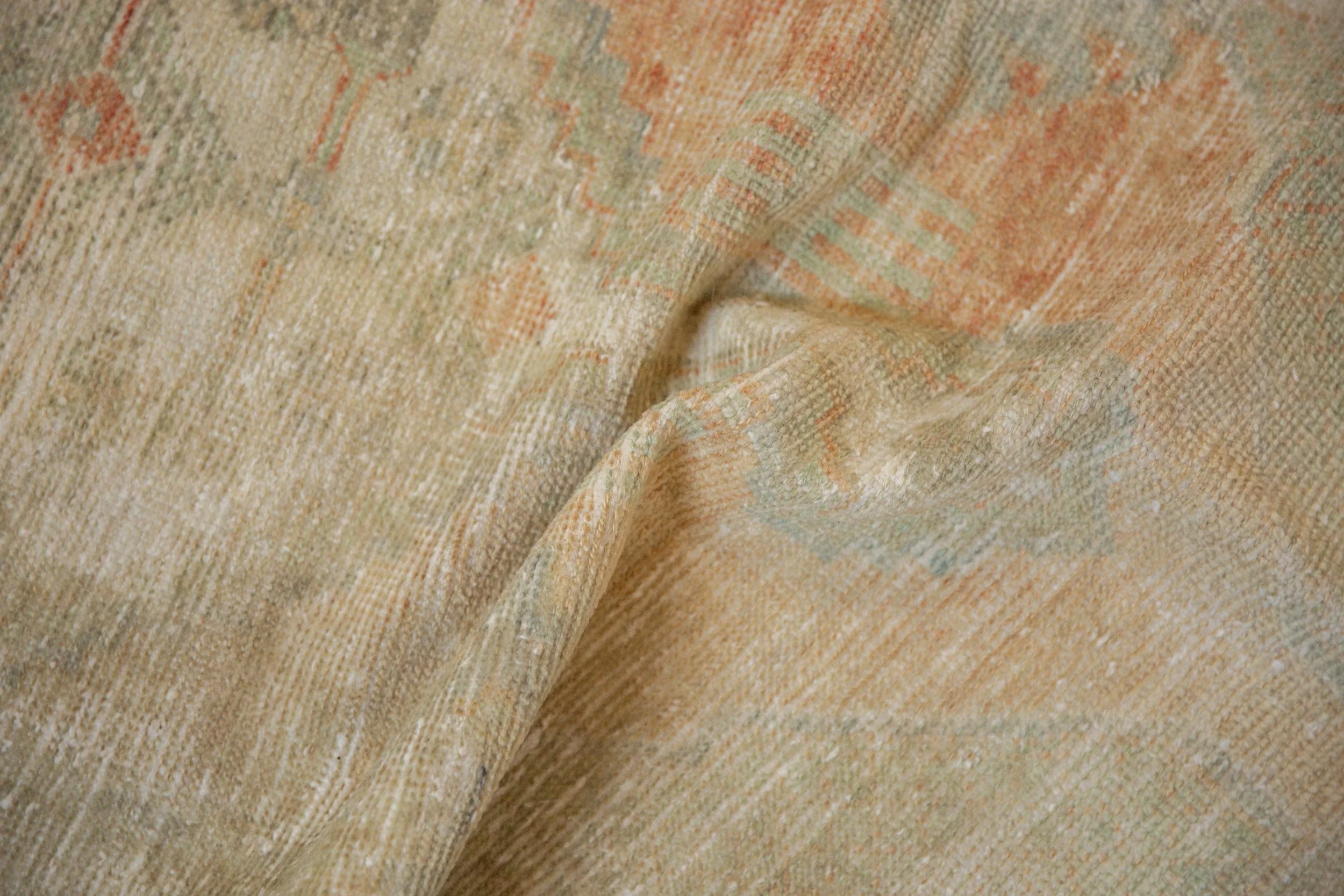 2.5x5.5 Vintage Distressed Oushak Rug Runner - Image 7
