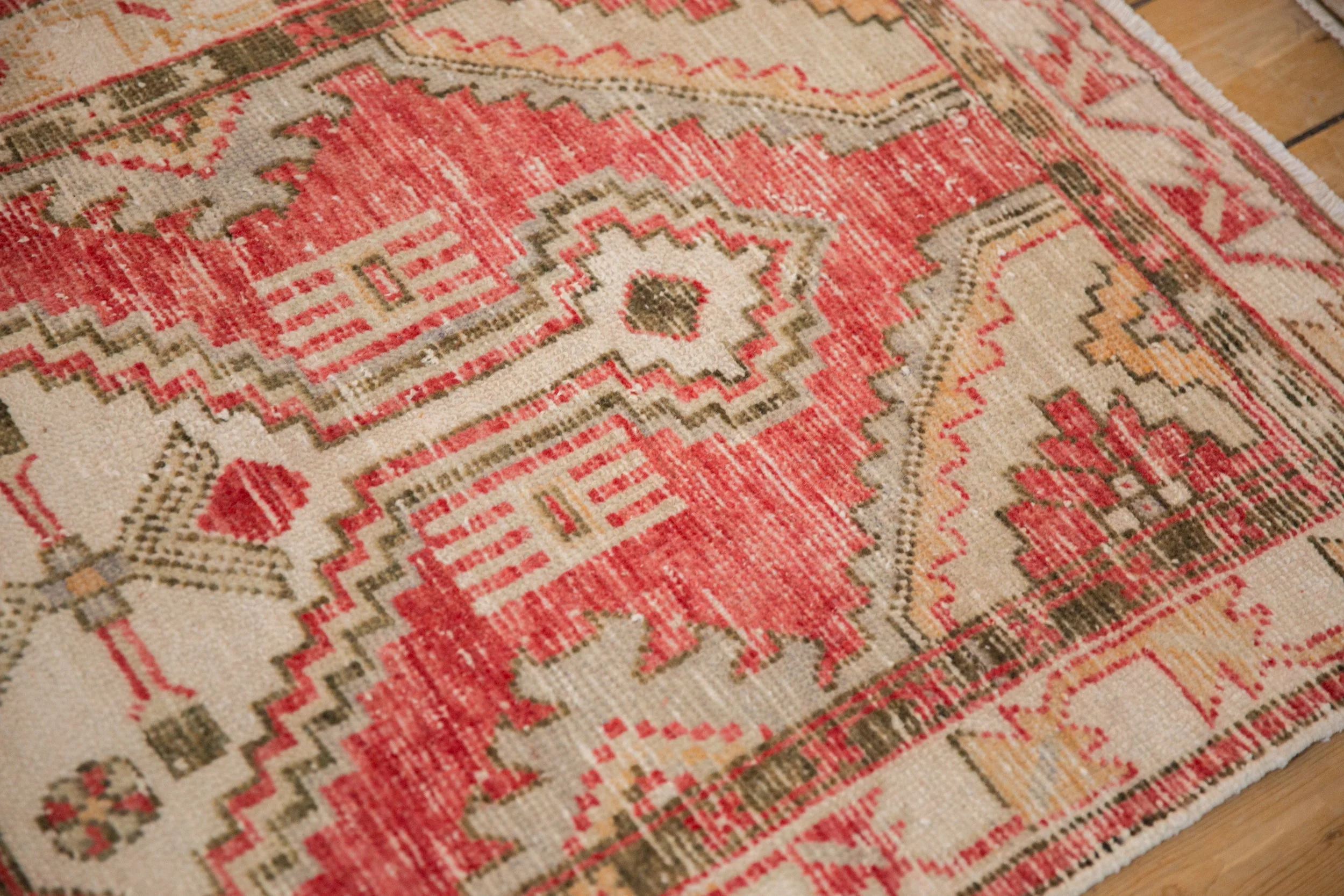 2.5x5.5 Vintage Distressed Oushak Rug Runner - Image 5