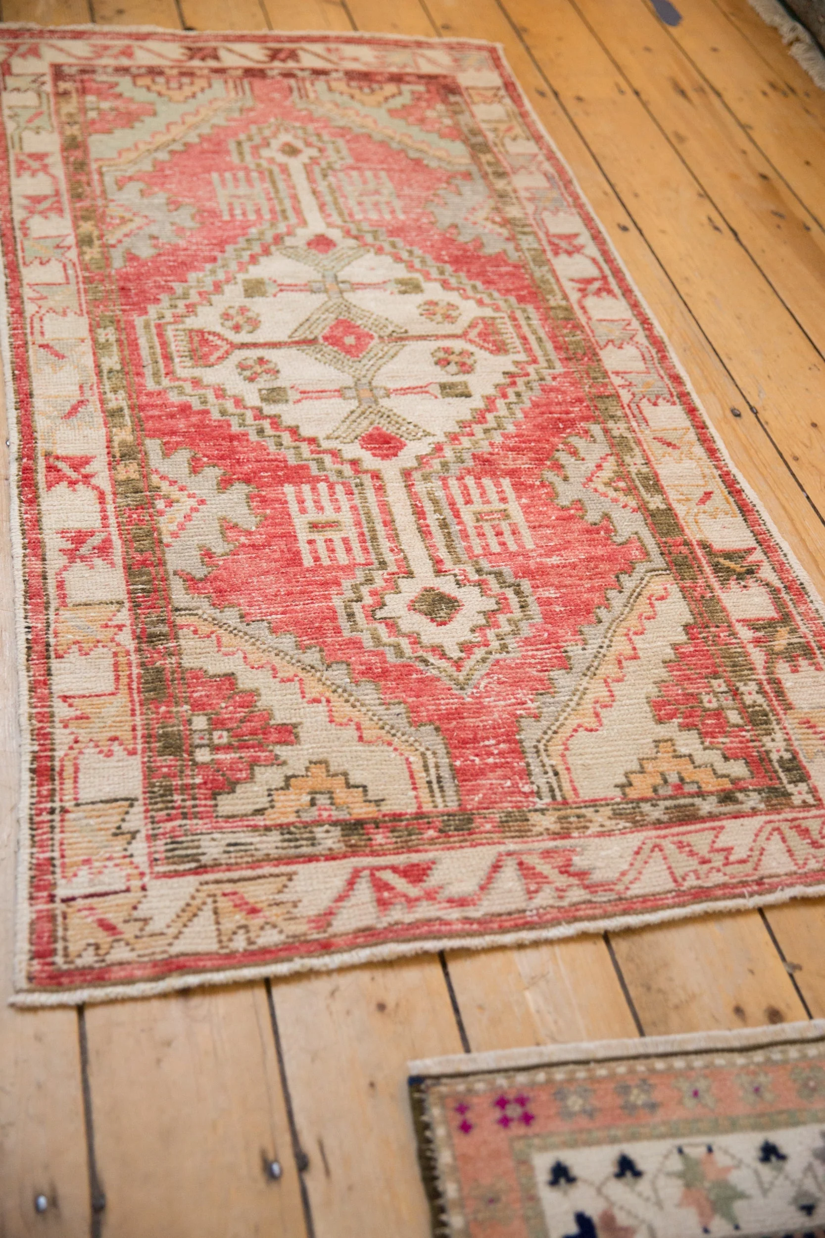2.5x5.5 Vintage Distressed Oushak Rug Runner - Image 6