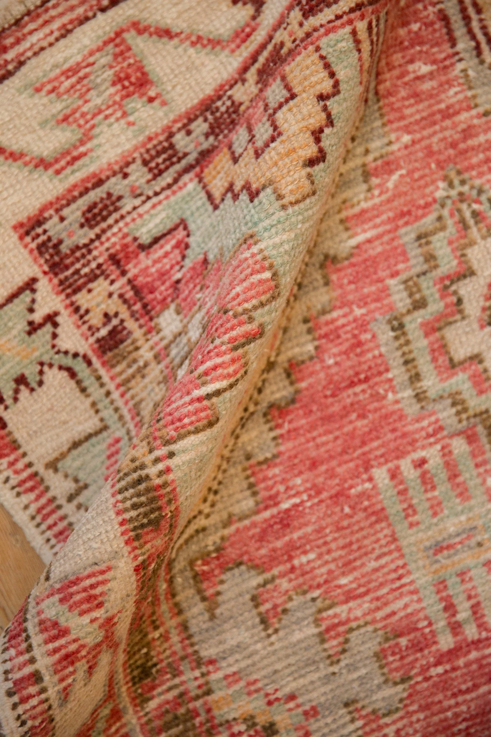 2.5x5.5 Vintage Distressed Oushak Rug Runner - Image 8