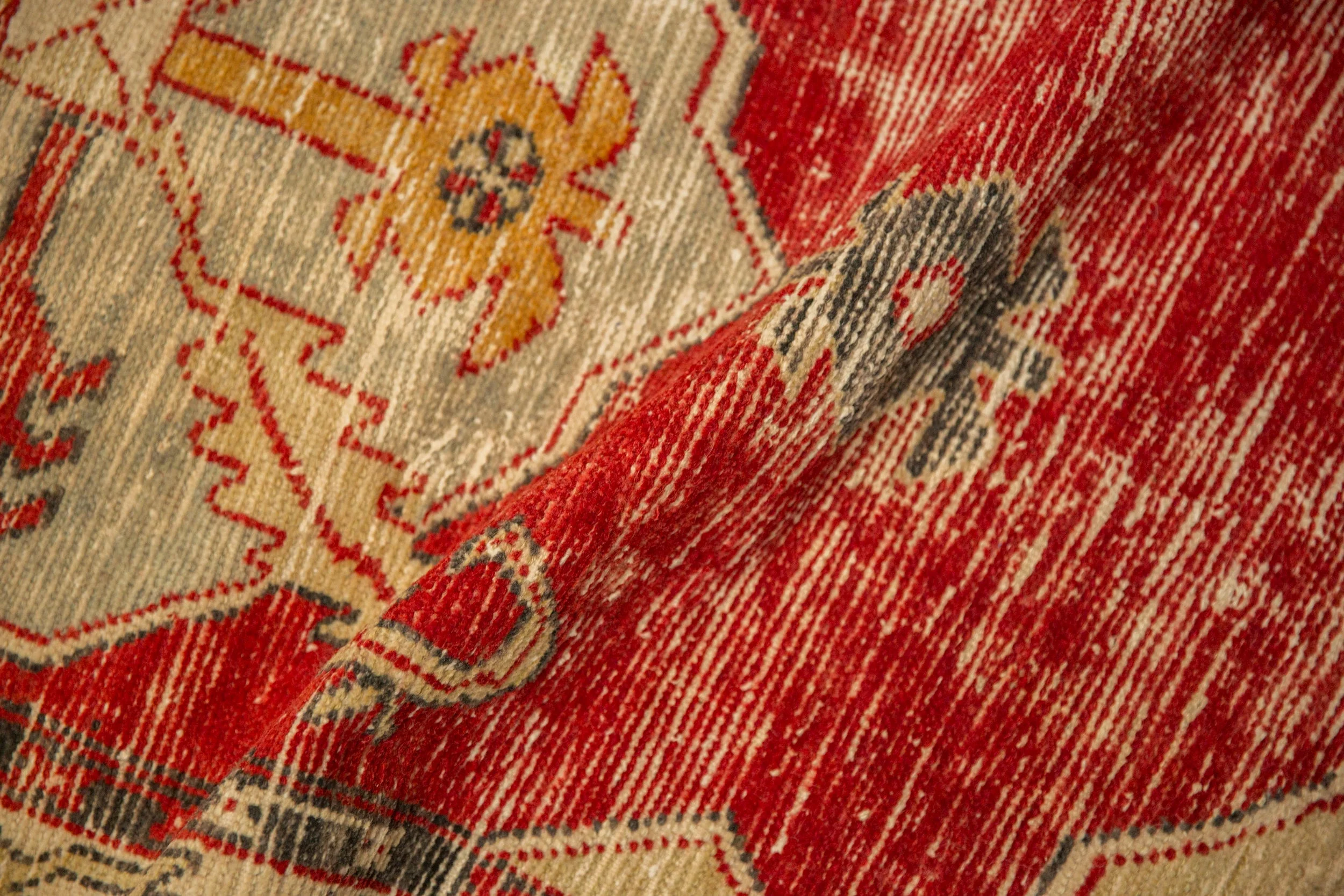 2.5x5.5 Vintage Distressed Oushak Rug Runner - Image 10