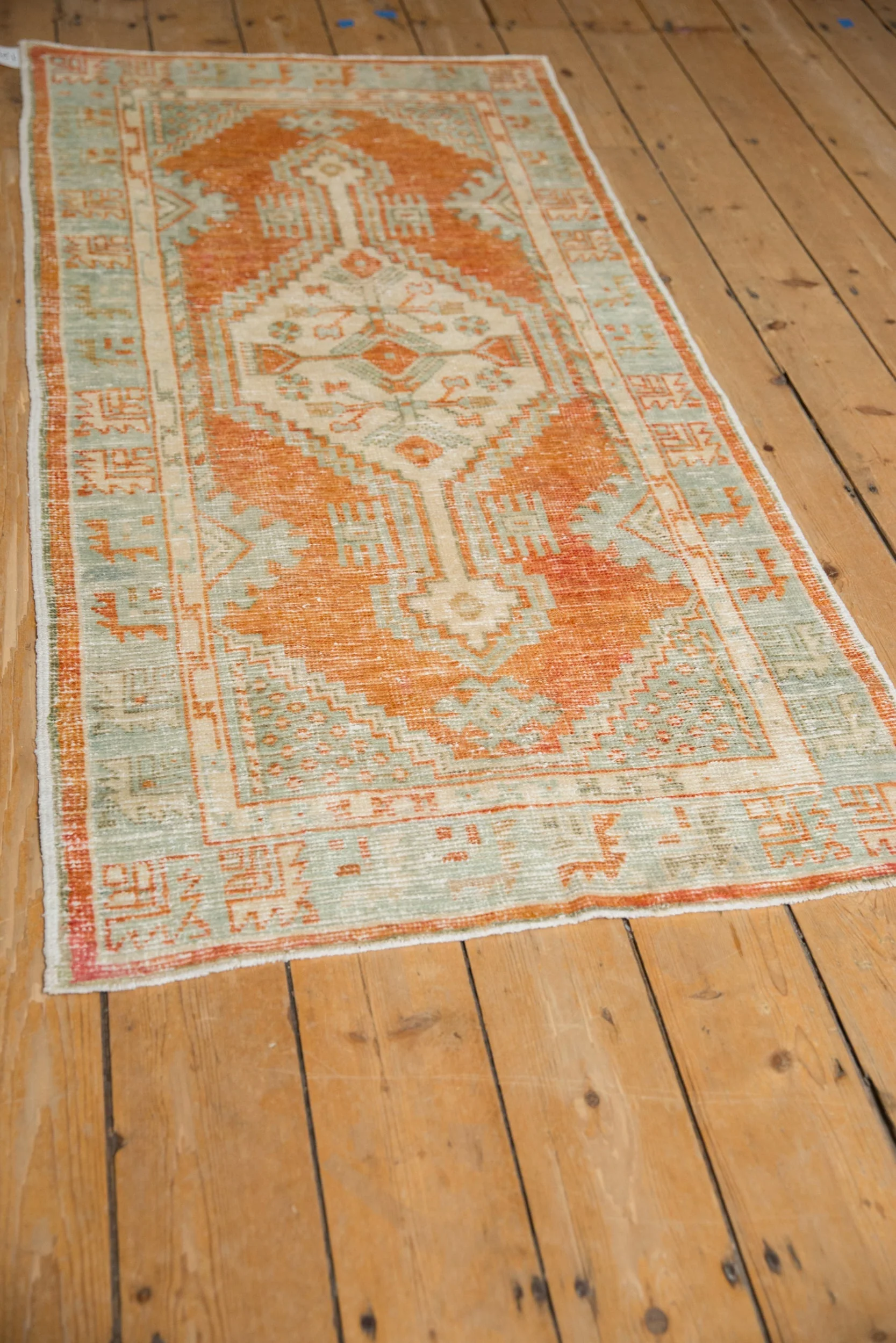 2.5x5.5 Vintage Distressed Oushak Rug Runner - Image 4