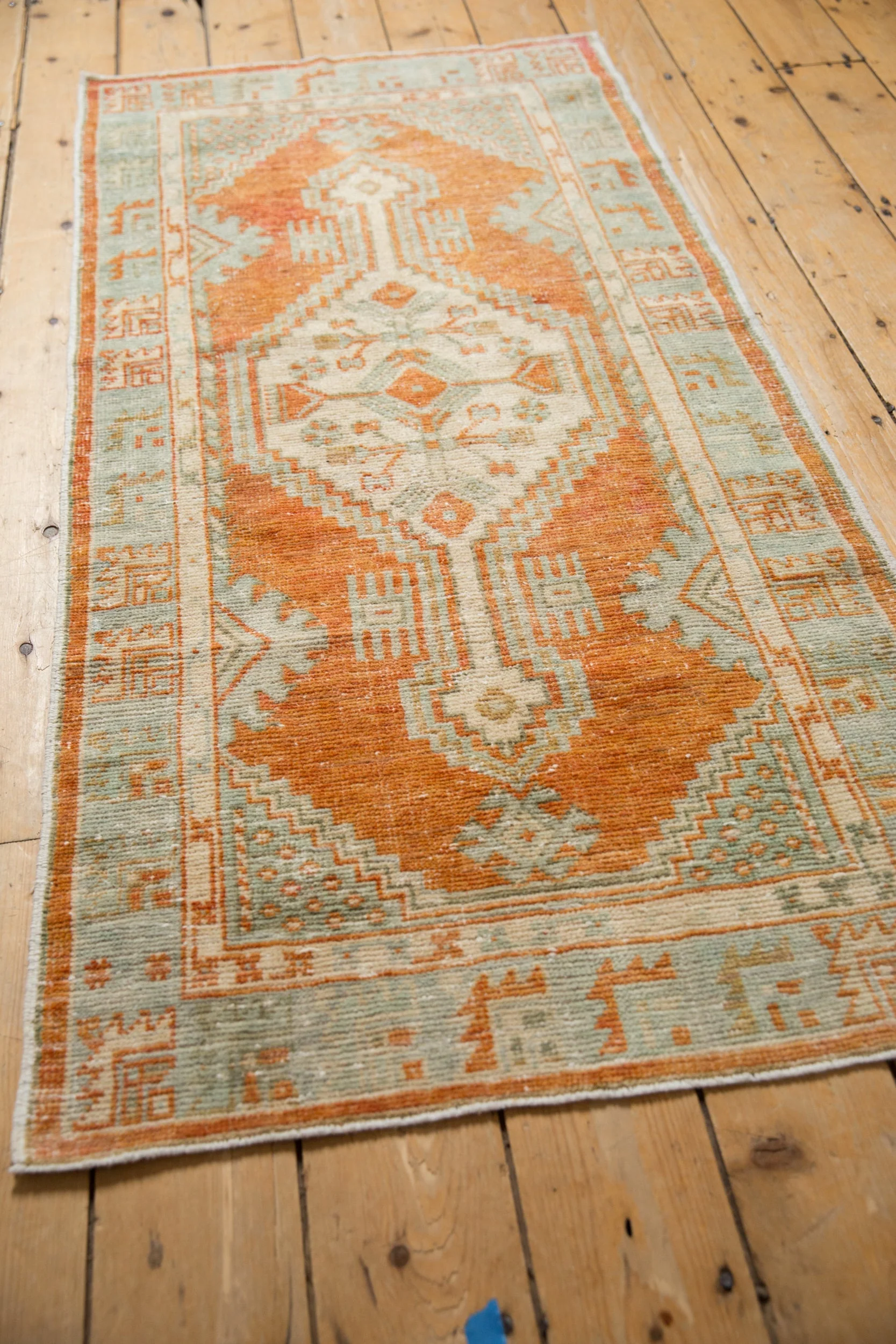 2.5x5.5 Vintage Distressed Oushak Rug Runner - Image 6