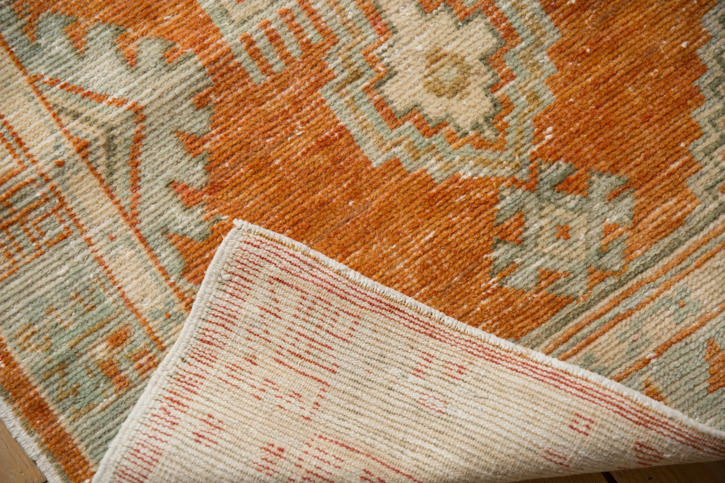 2.5x5.5 Vintage Distressed Oushak Rug Runner - Image 9