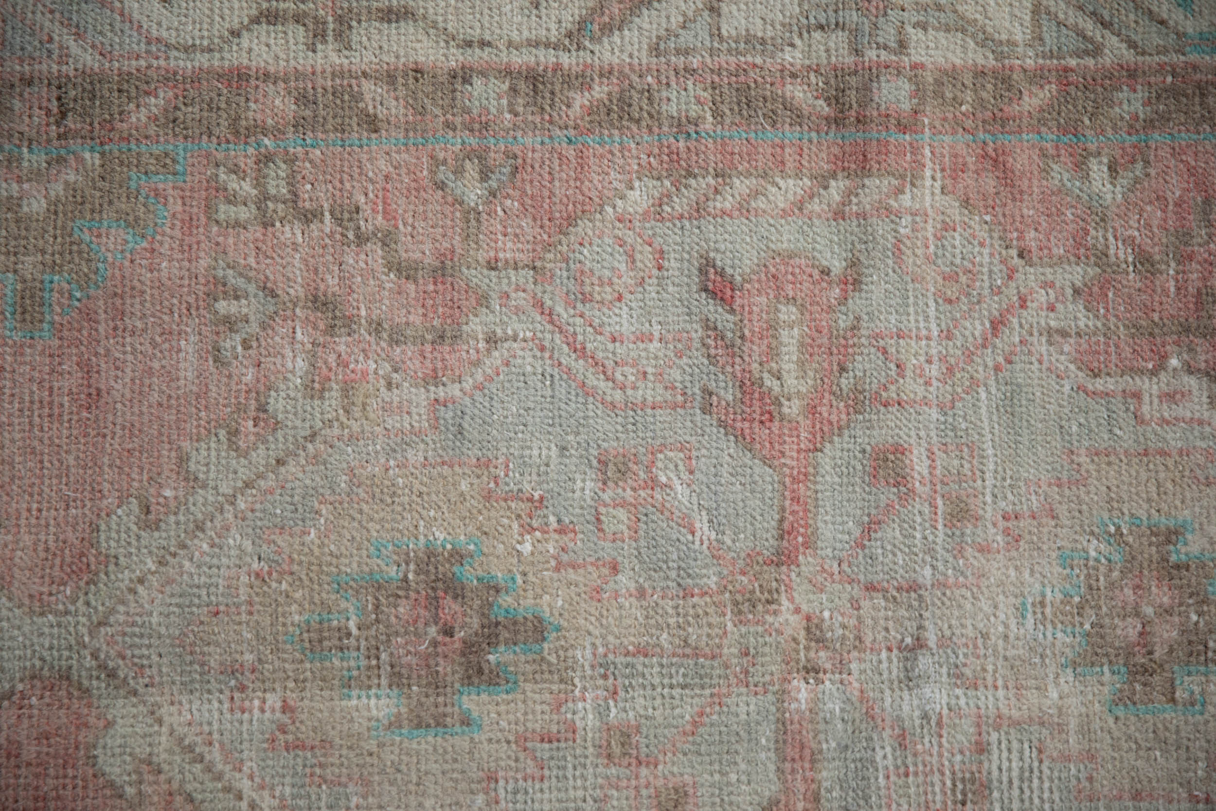 2.5x5.5 Vintage Distressed Oushak Rug Runner - Image 3
