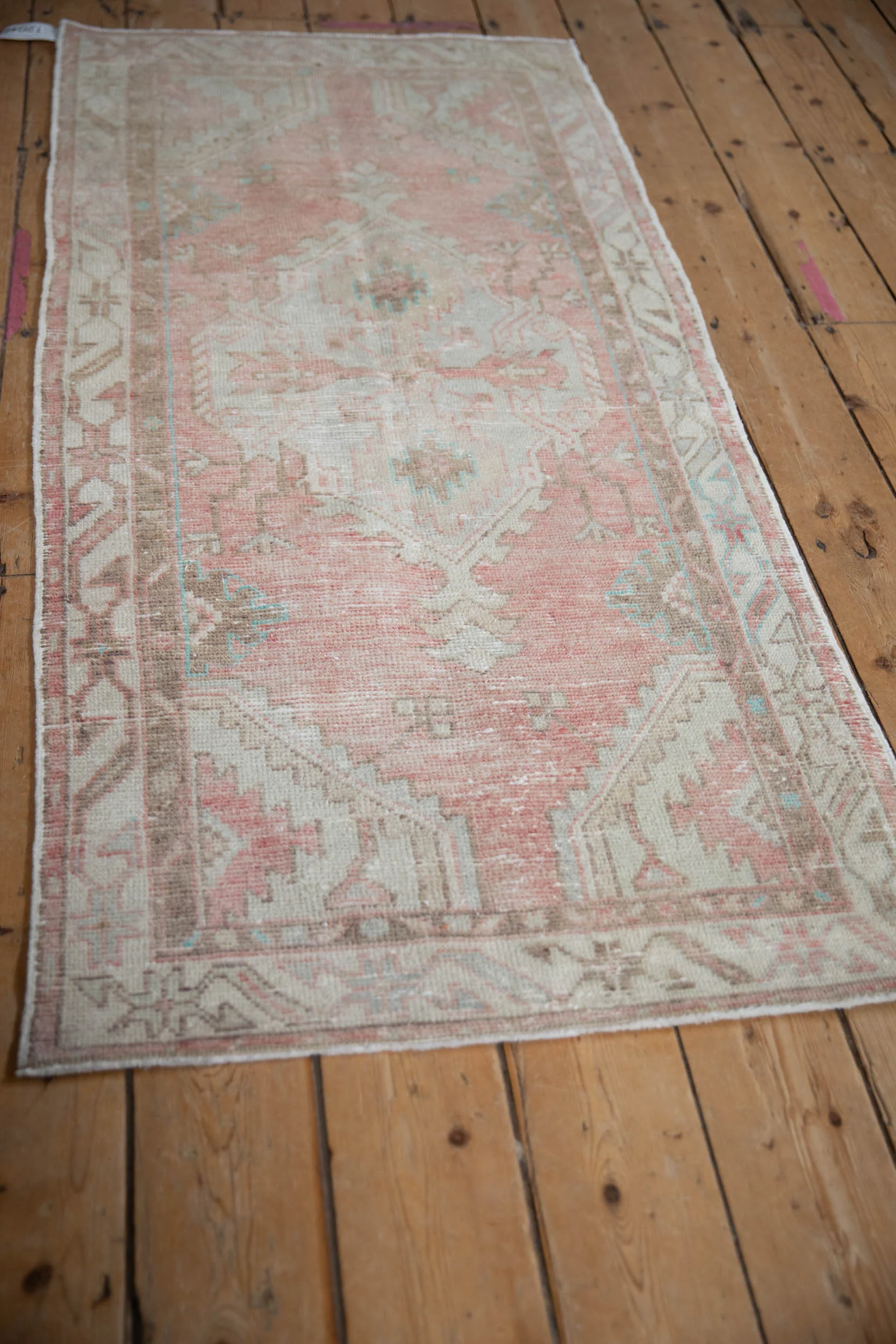 2.5x5.5 Vintage Distressed Oushak Rug Runner - Image 4