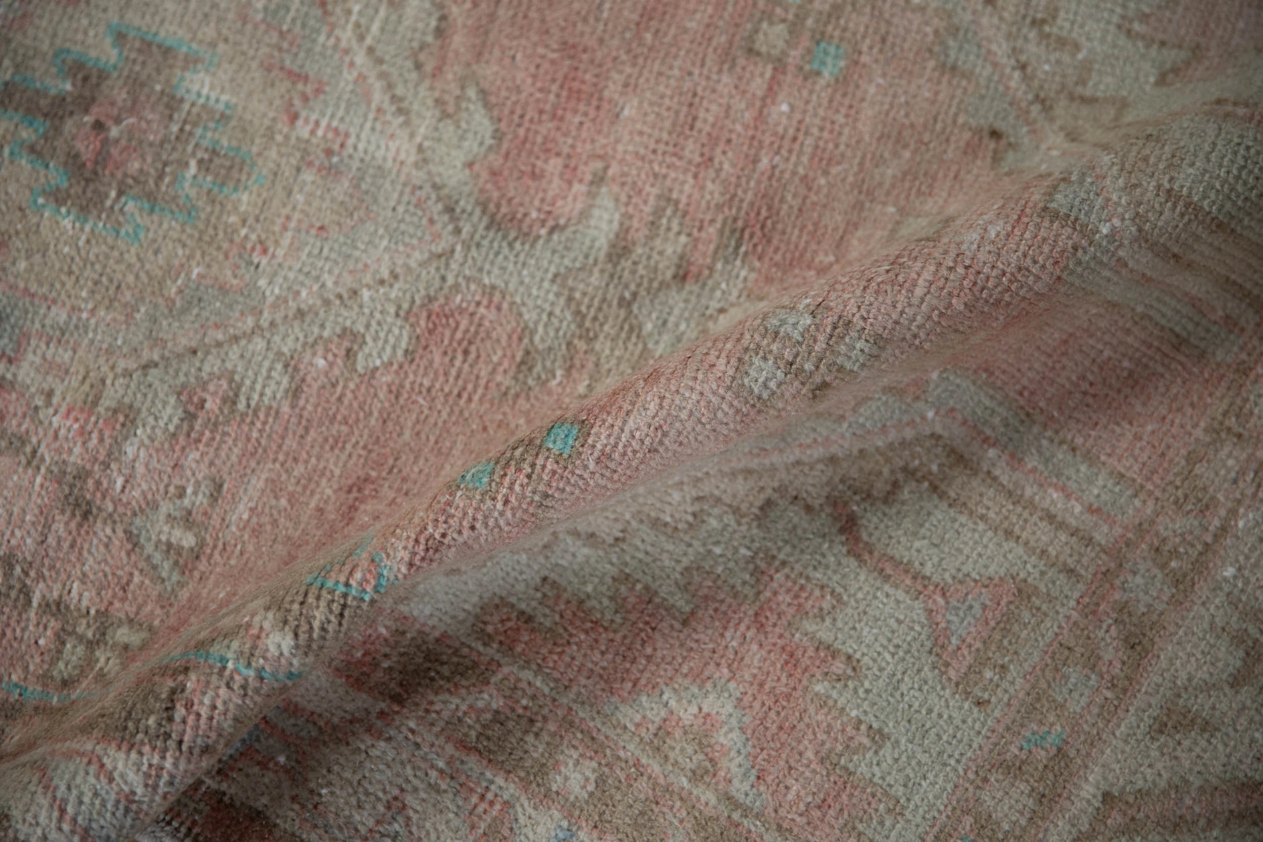 2.5x5.5 Vintage Distressed Oushak Rug Runner - Image 7