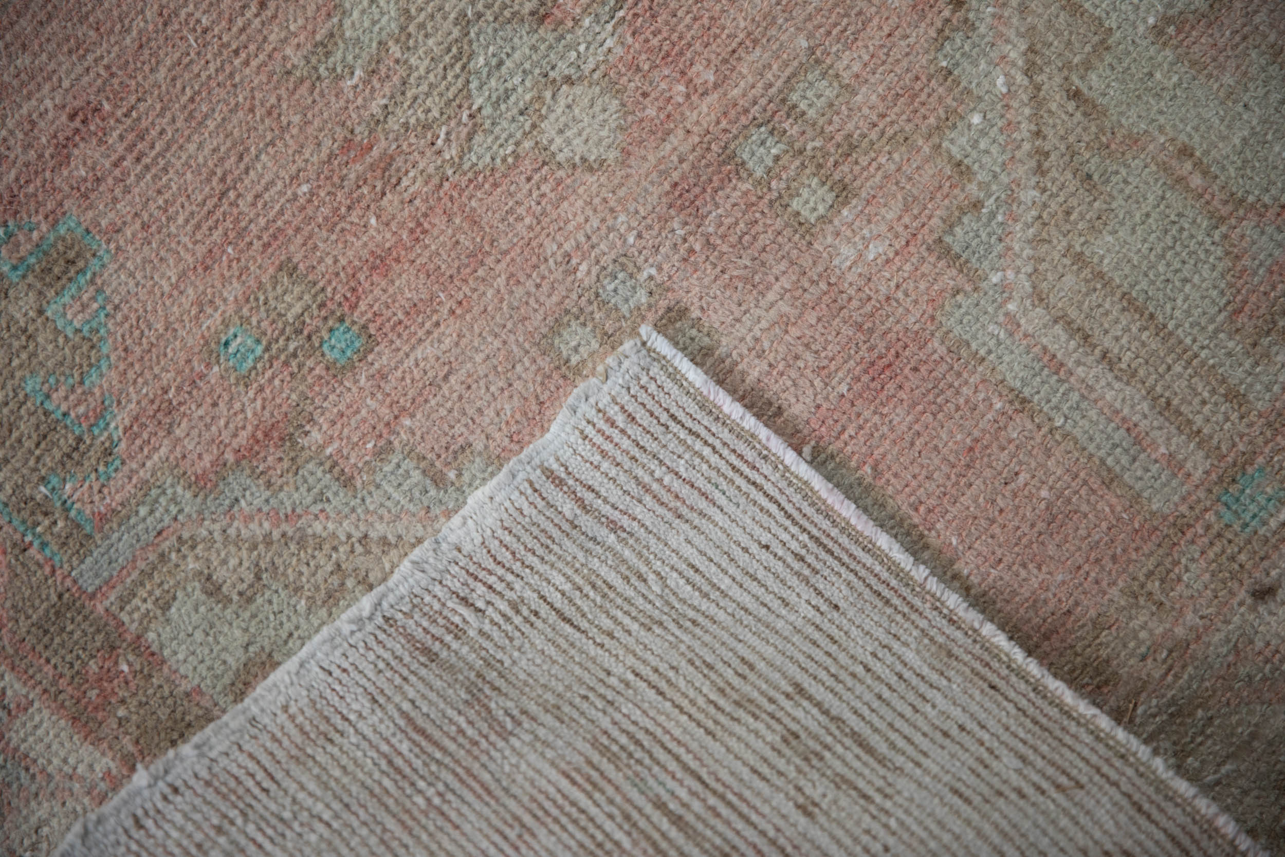 2.5x5.5 Vintage Distressed Oushak Rug Runner - Image 8