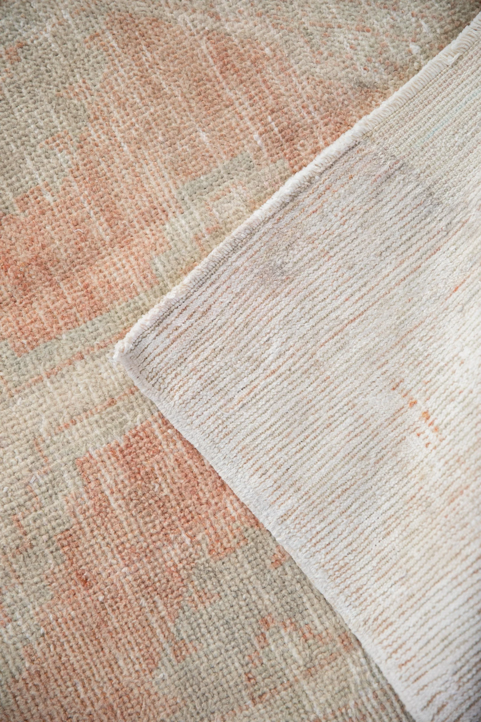 2.5x5.5 Vintage Distressed Oushak Rug Runner - Image 8