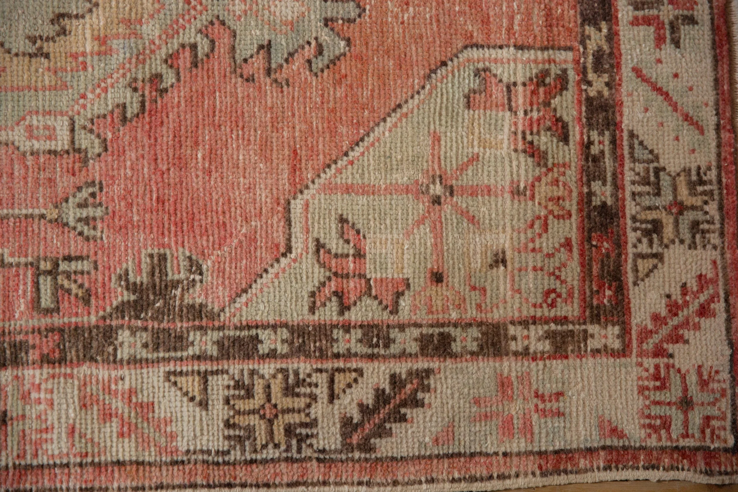 2.5x5.5 Vintage Distressed Oushak Rug Runner - Image 3