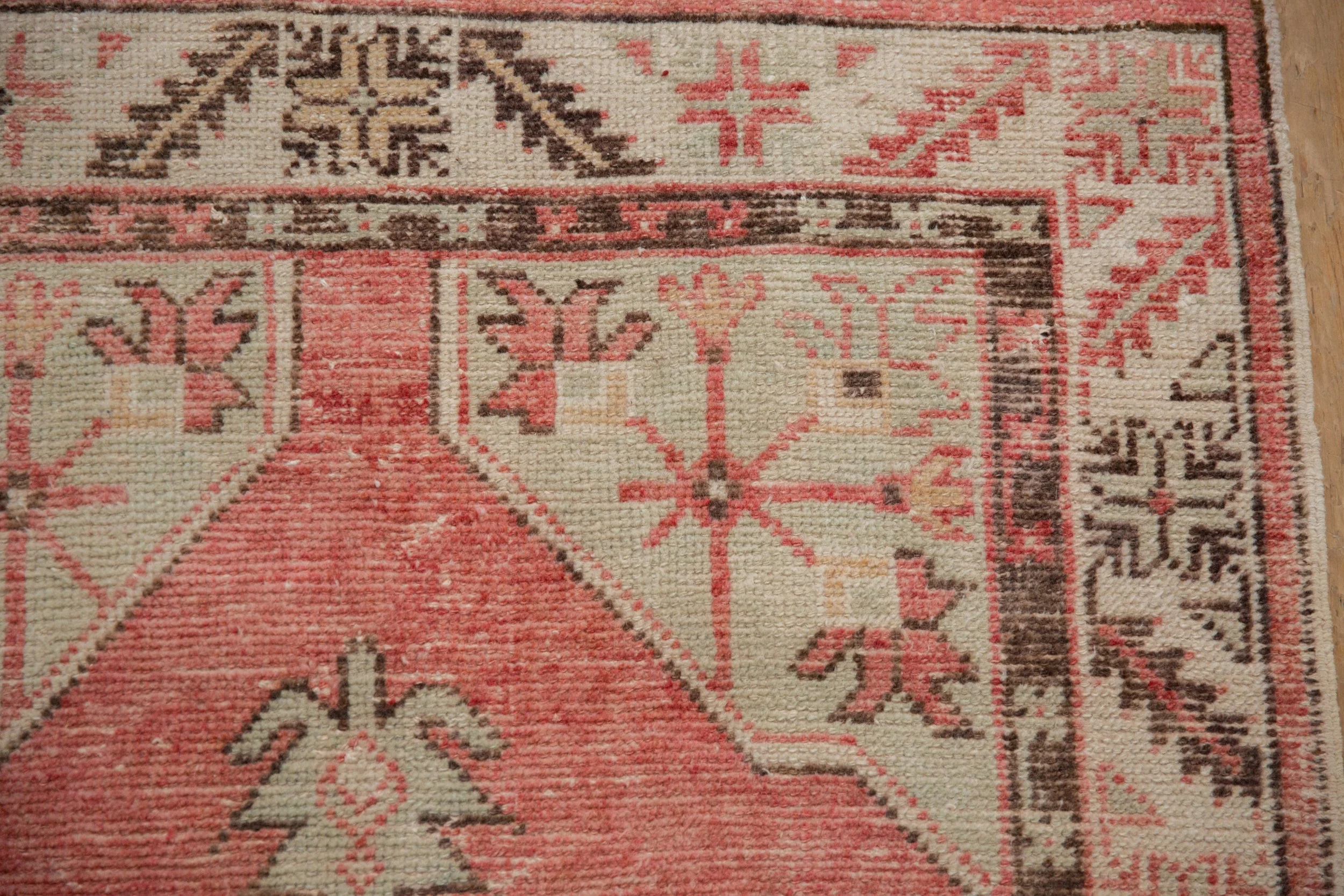 2.5x5.5 Vintage Distressed Oushak Rug Runner - Image 4