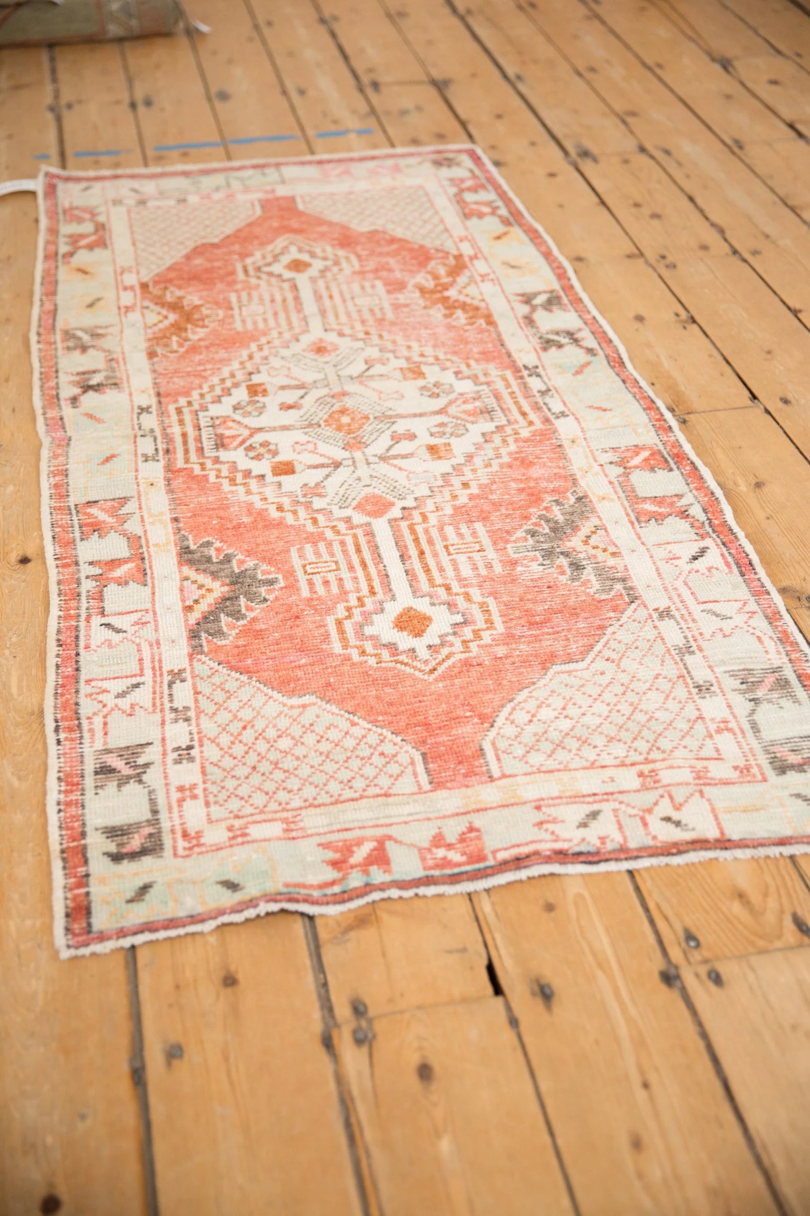 2.5x5.5 Vintage Distressed Oushak Rug Runner - Image 4